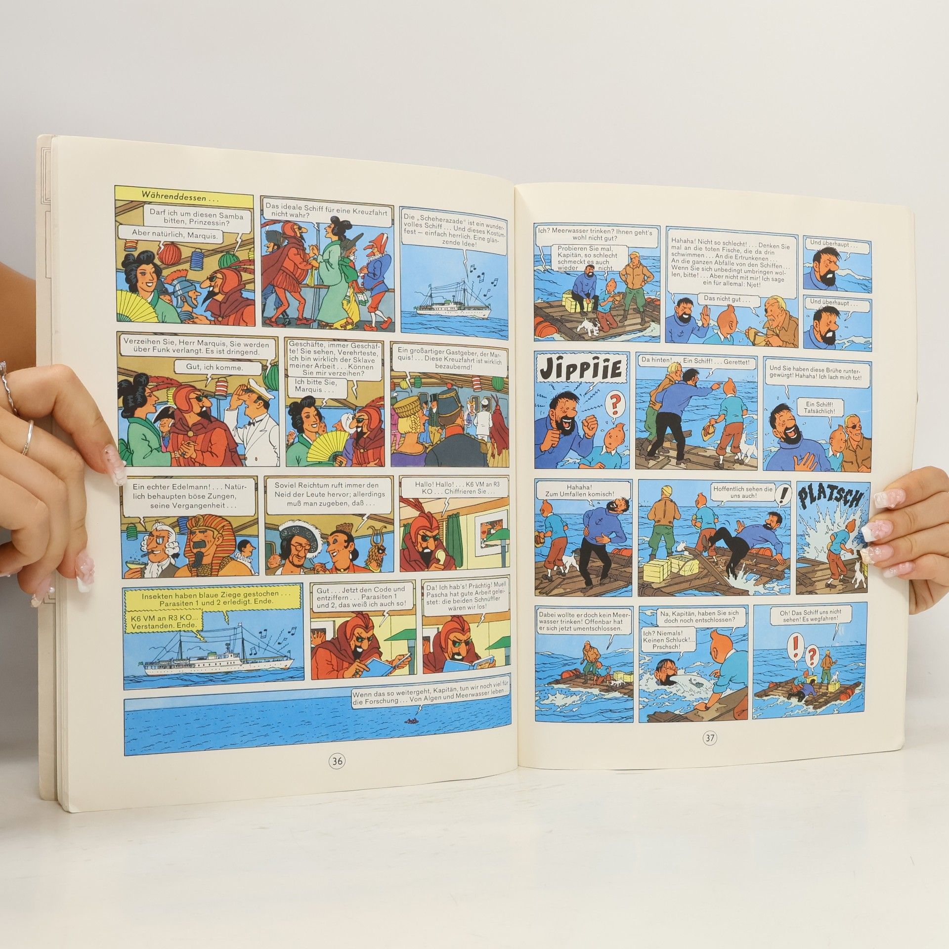 Hergé Kohle an Bord