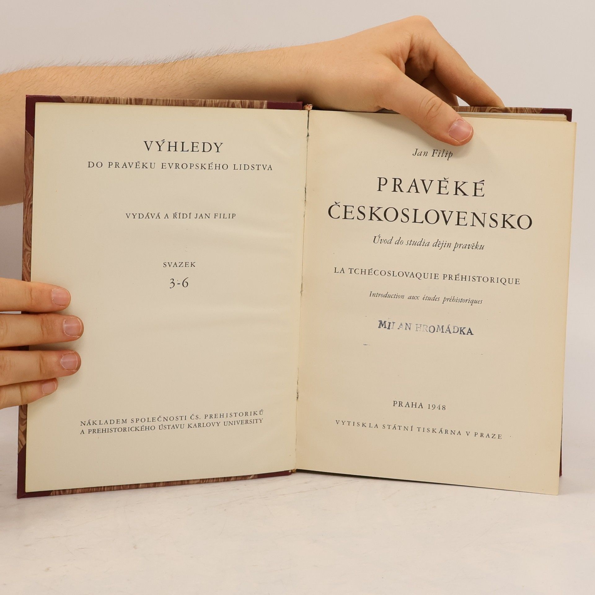 Jan Filip Pravěké Československo