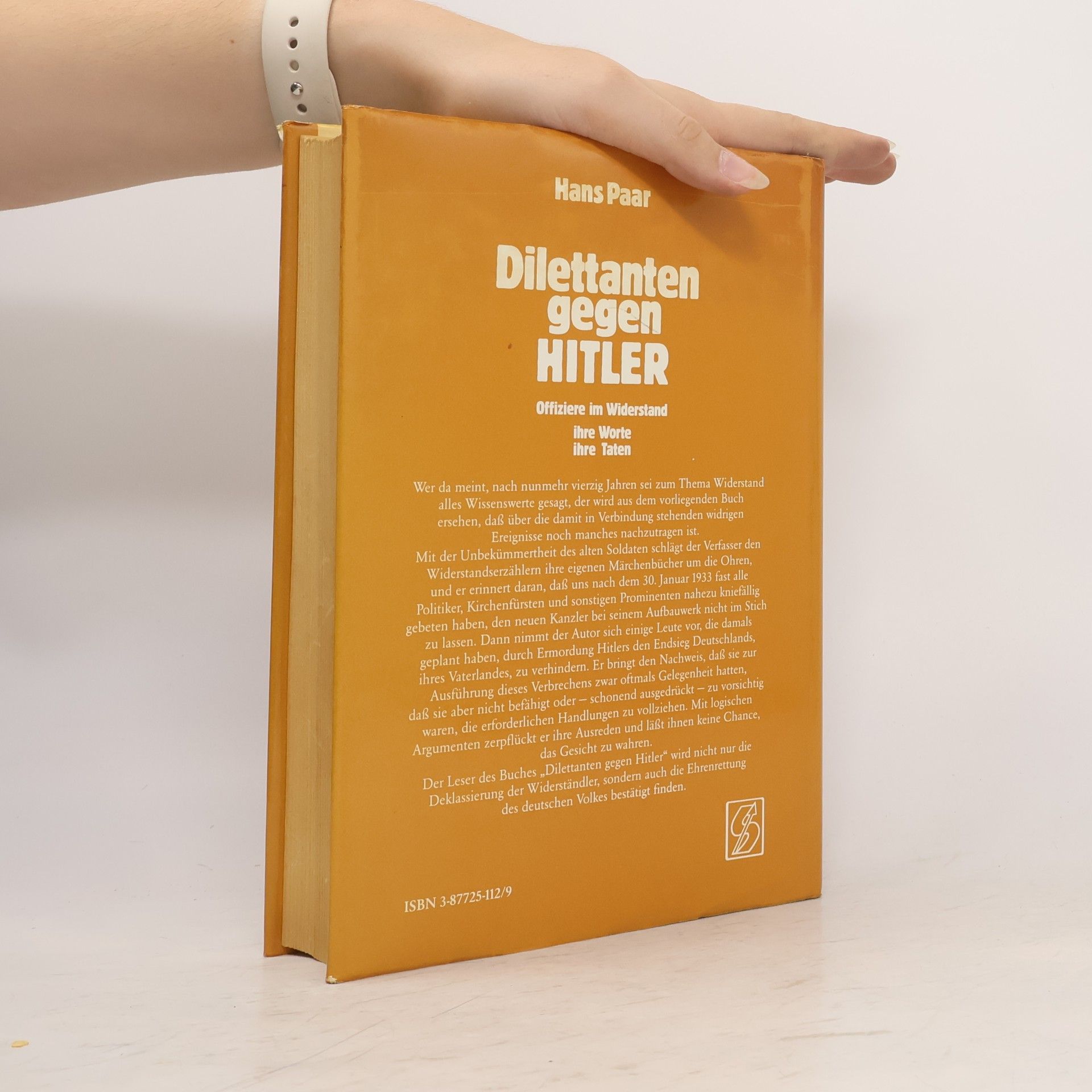 Hans Paar Dilettanten gegen Hitler