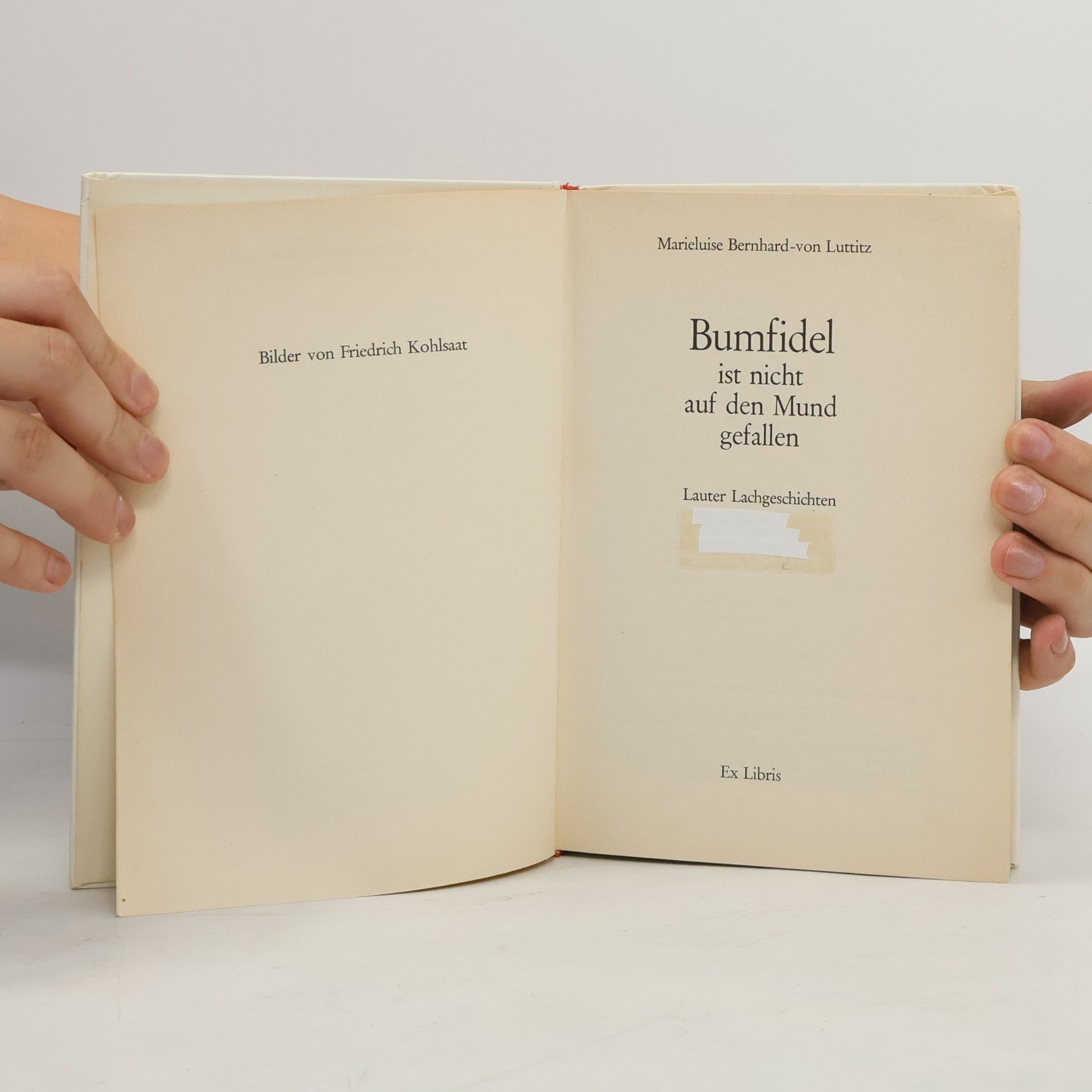 Marieluise Bernhard-von Luttitz Bumfidel 2