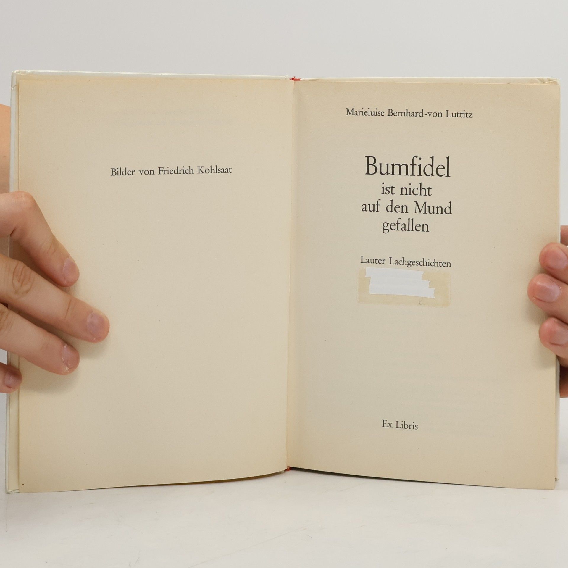 Marieluise Bernhard-von Luttitz Bumfidel 2
