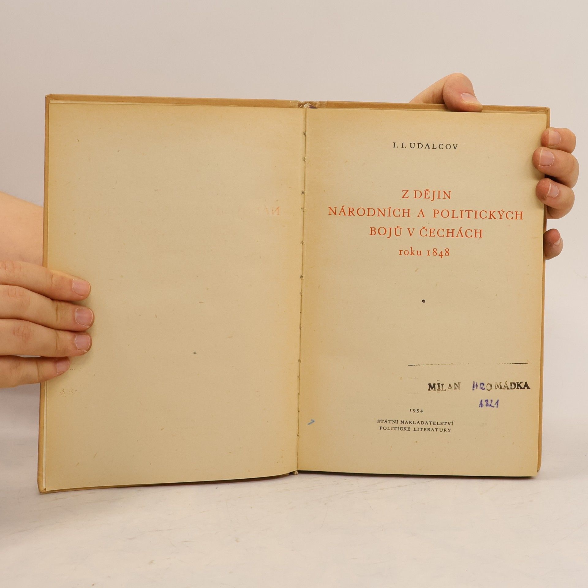 Ludvík Myška Z dějin národních a politických bojů v Čechách roku 1848