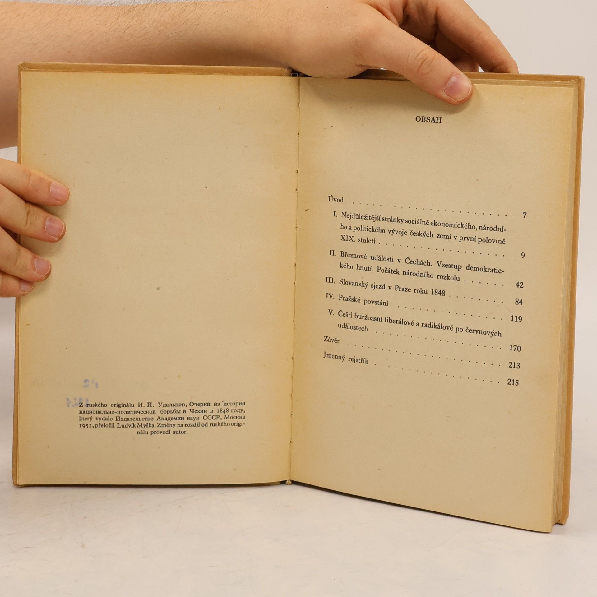 Ludvík Myška Z dějin národních a politických bojů v Čechách roku 1848