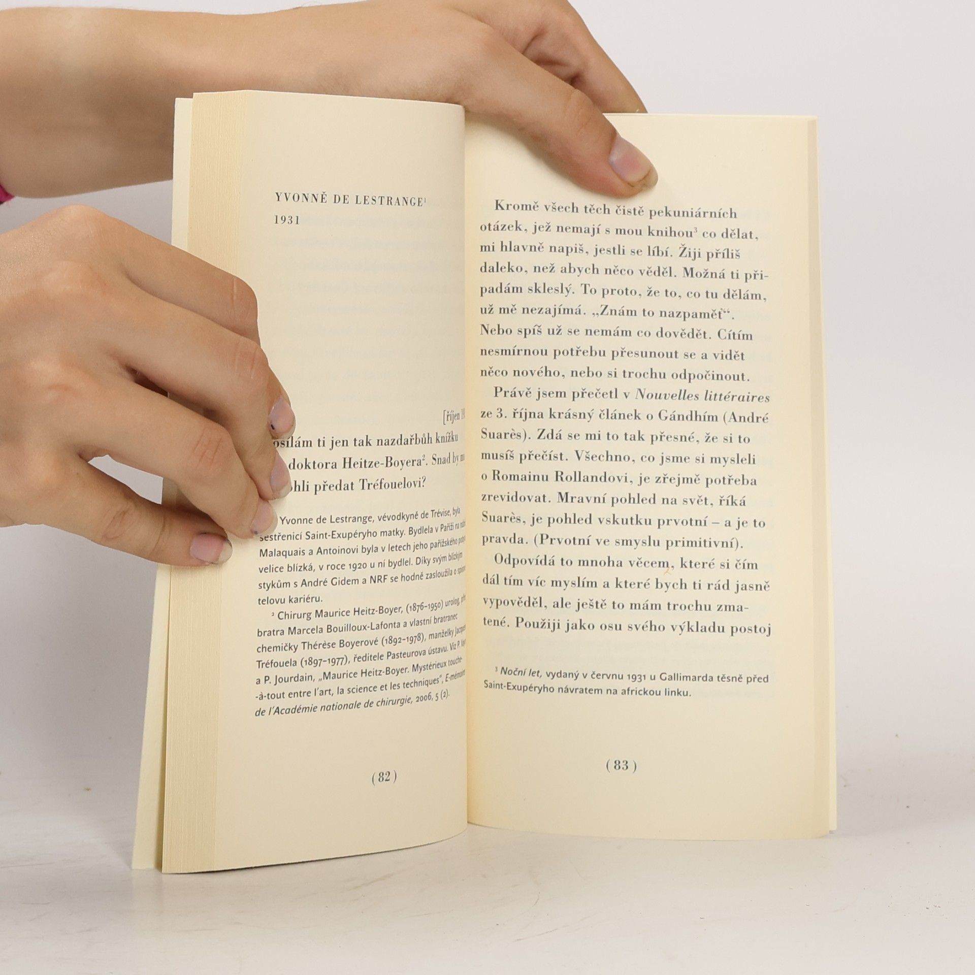 Antoine de Saint-Exupéry Tanečnice Manon. Letec. Texty ke Kurýru na jih a Nočnímu letu. Dnes večer jsem šel obhlédnout své letadlo. Věřit lidem je možné. Sedm dopisů Natalii Paley