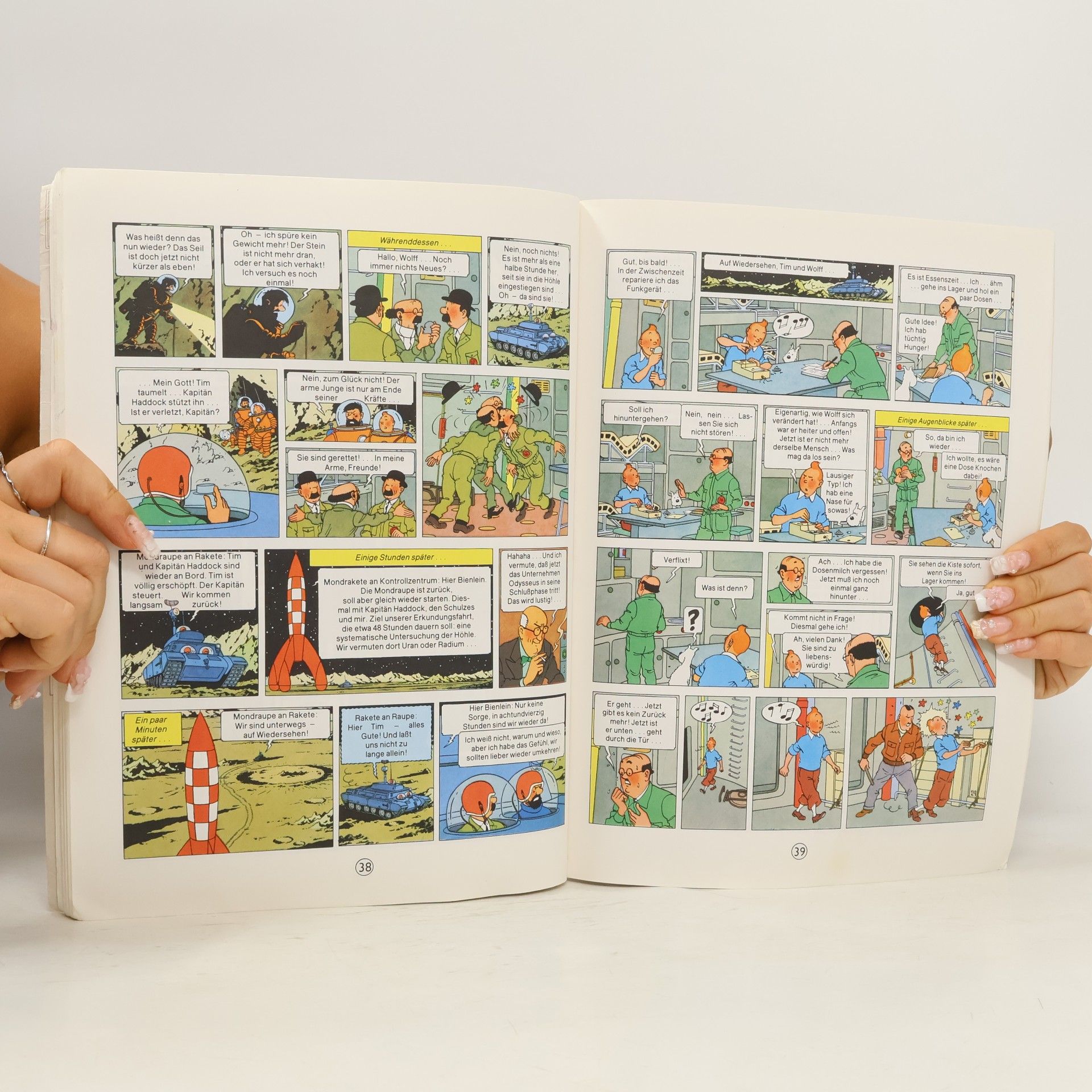 Hergé Tim und Struppi 17. Schritte Auf Dem Mond