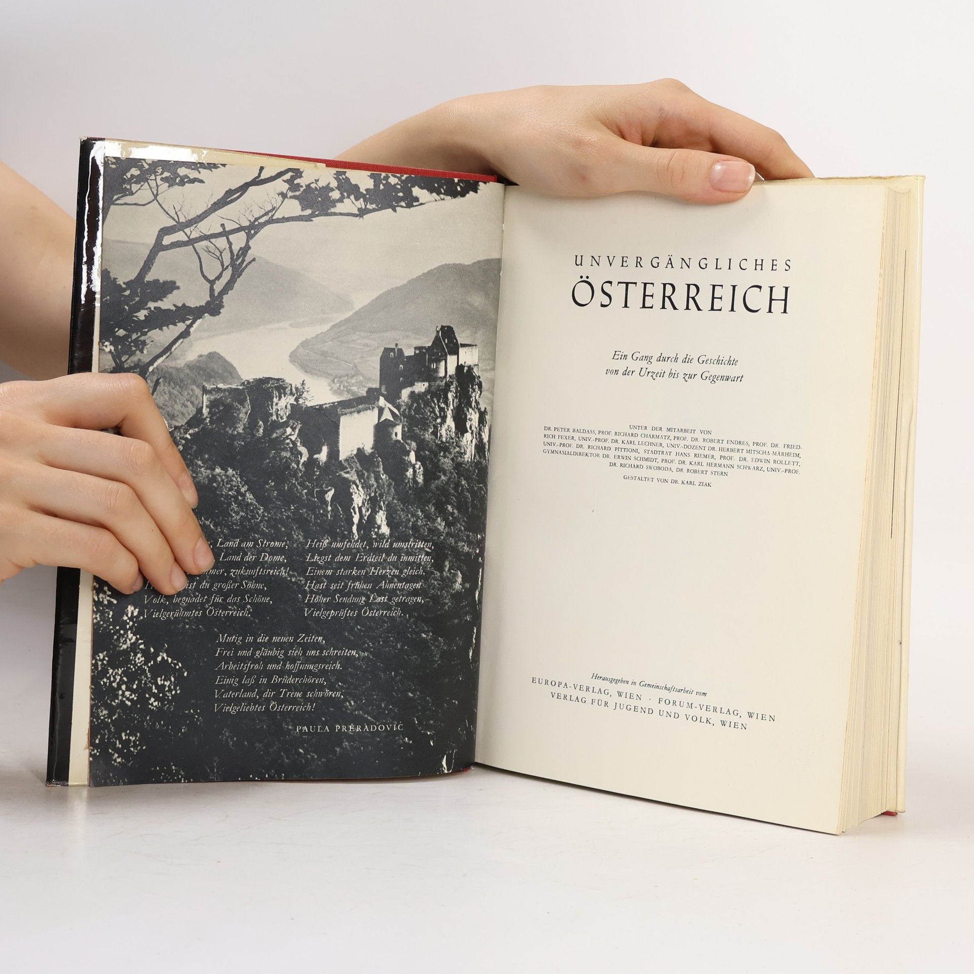 Simonis Wien Unvergänglichces Österechi, ein gang durcg die geschichte von der urzeit bis zur gegenwart