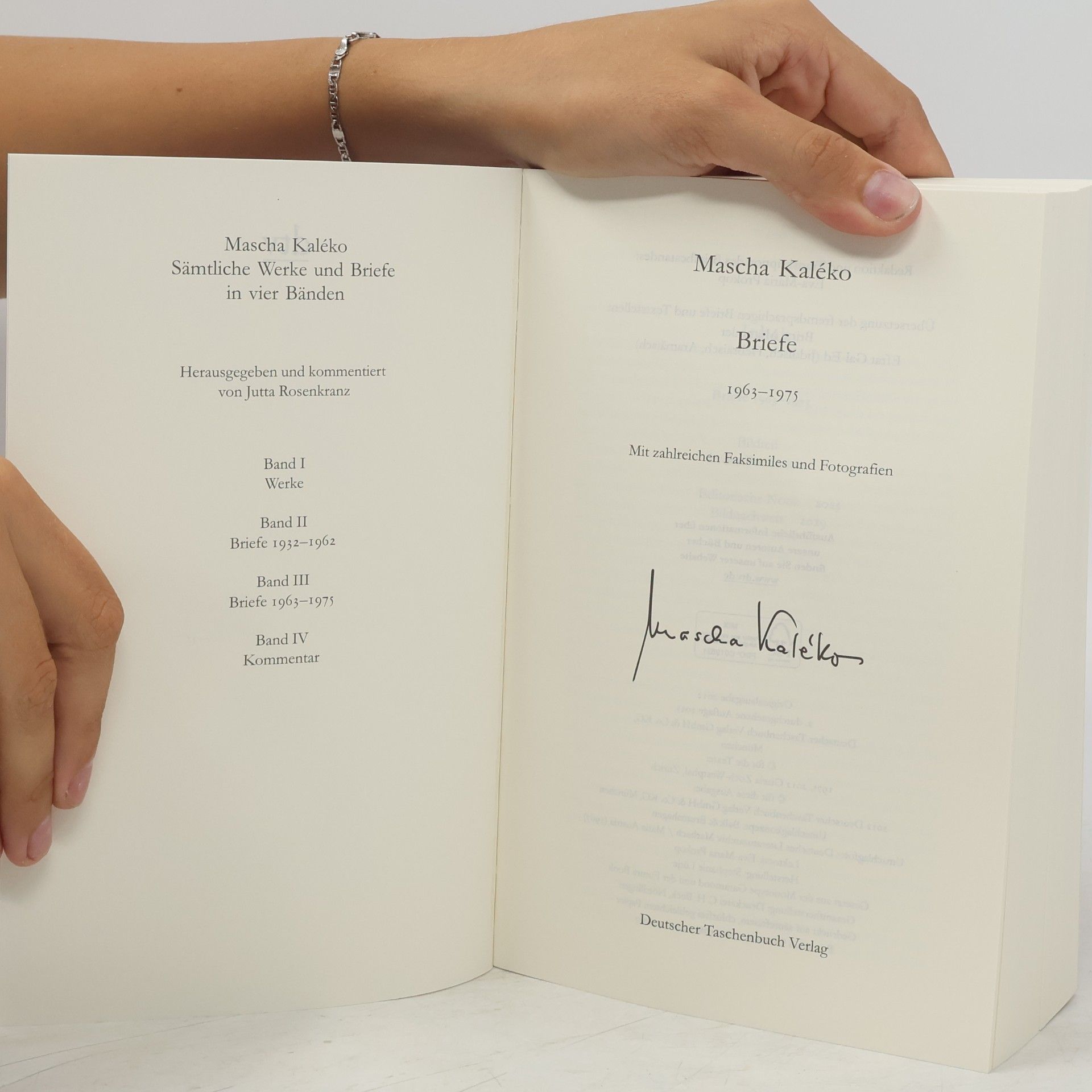 Mascha Kaléko Sämtliche Werke und Briefe: Briefe 1963-1975