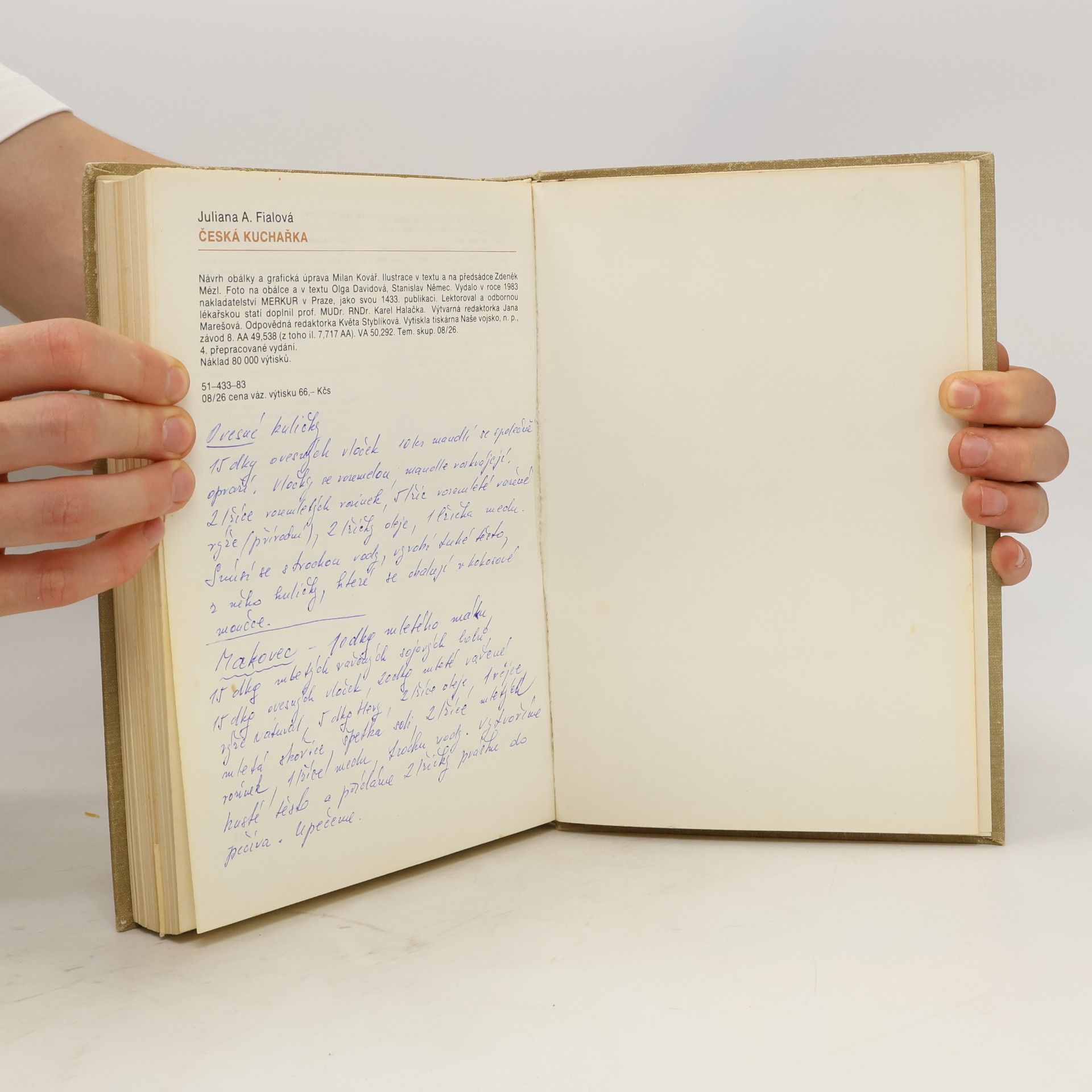 Juliana Anna Fialová Česká kuchařka