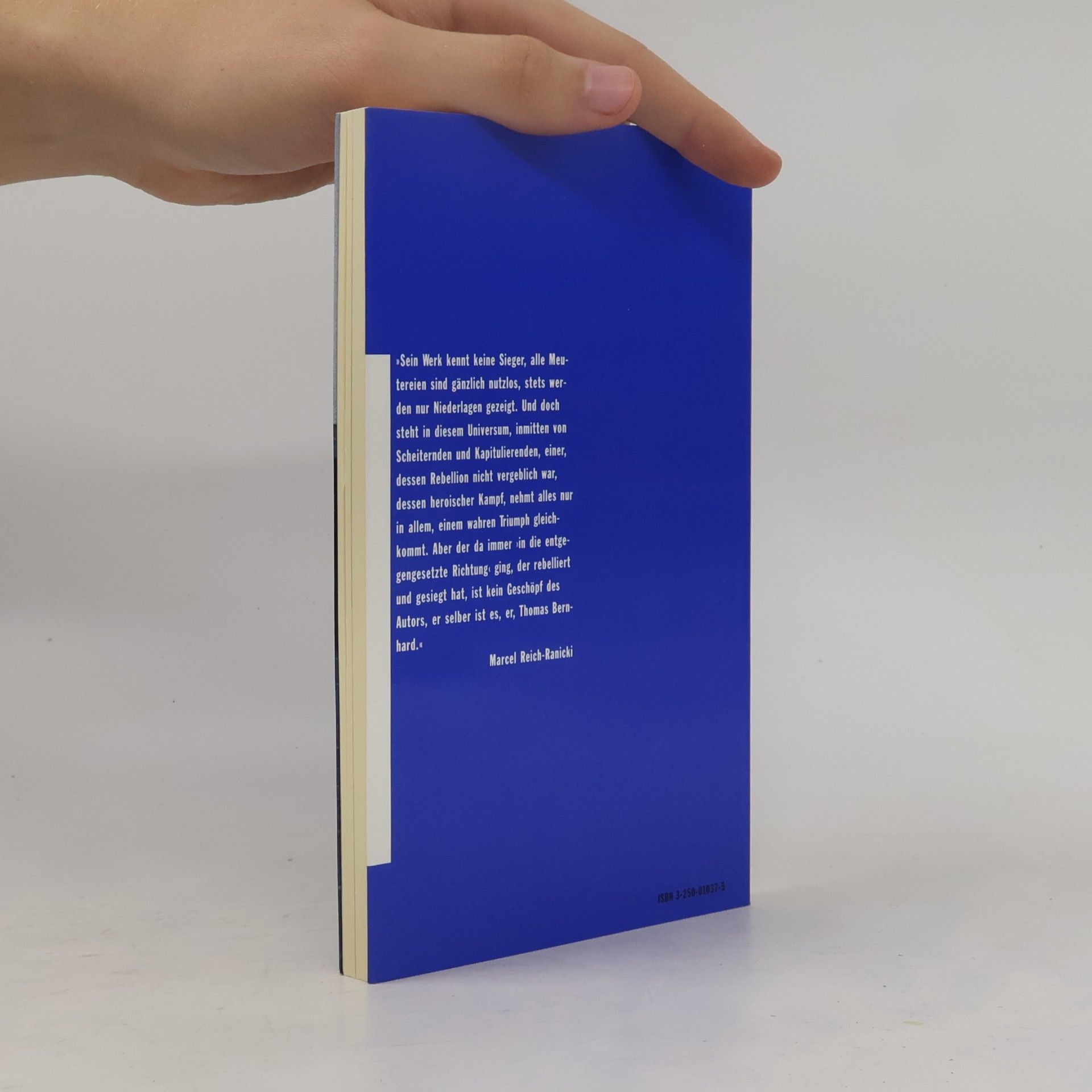 Marcel Reich-Ranicki Thomas Bernhard