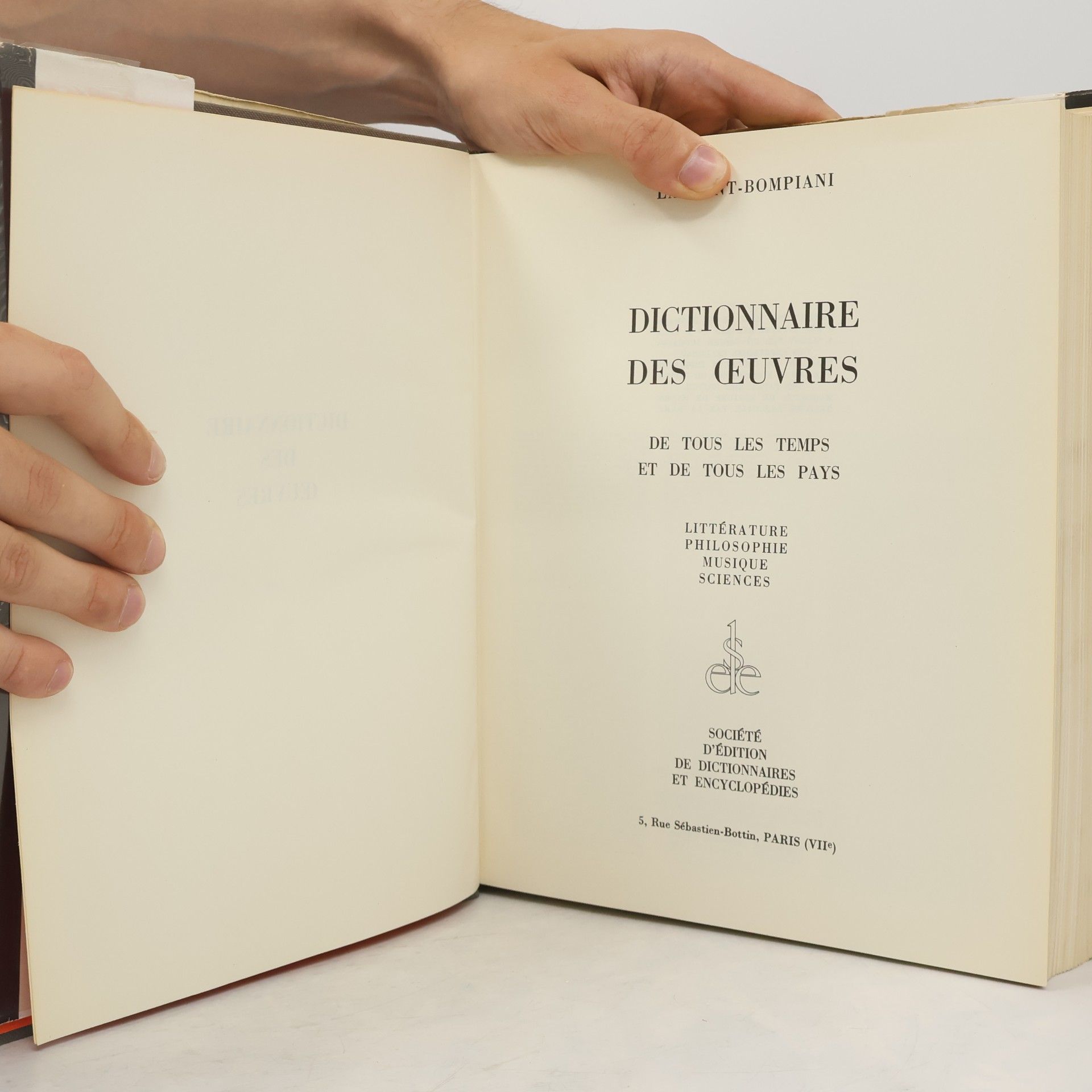 Collectif d'auteurs Dictionnaire des Oeuvres II.