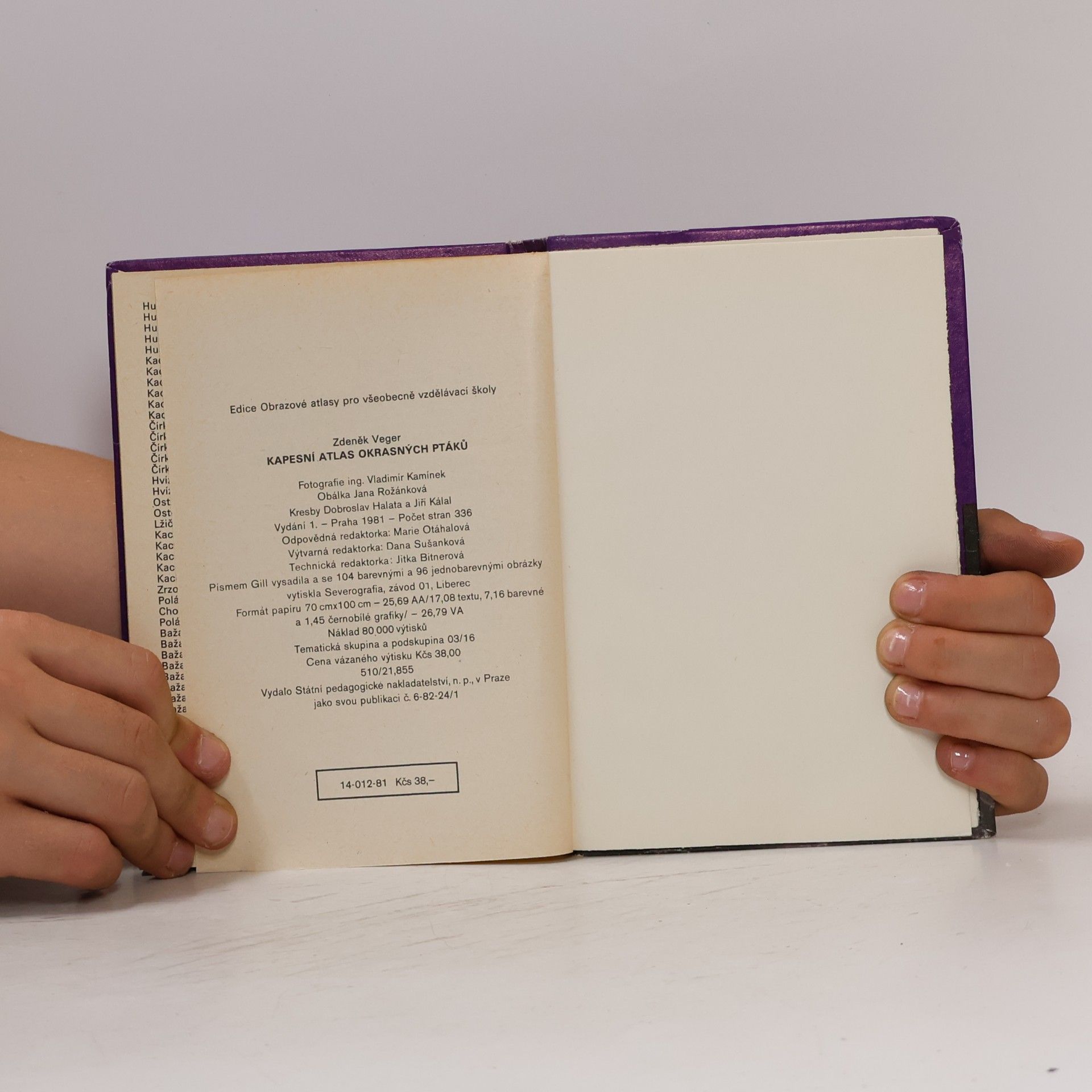 Zdeněk Veger Kapesní atlas okrasných ptáků