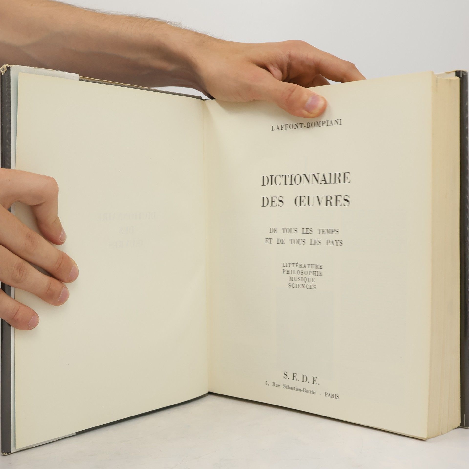 Collectif d'auteurs Dictionnaire des Oeuvres III.