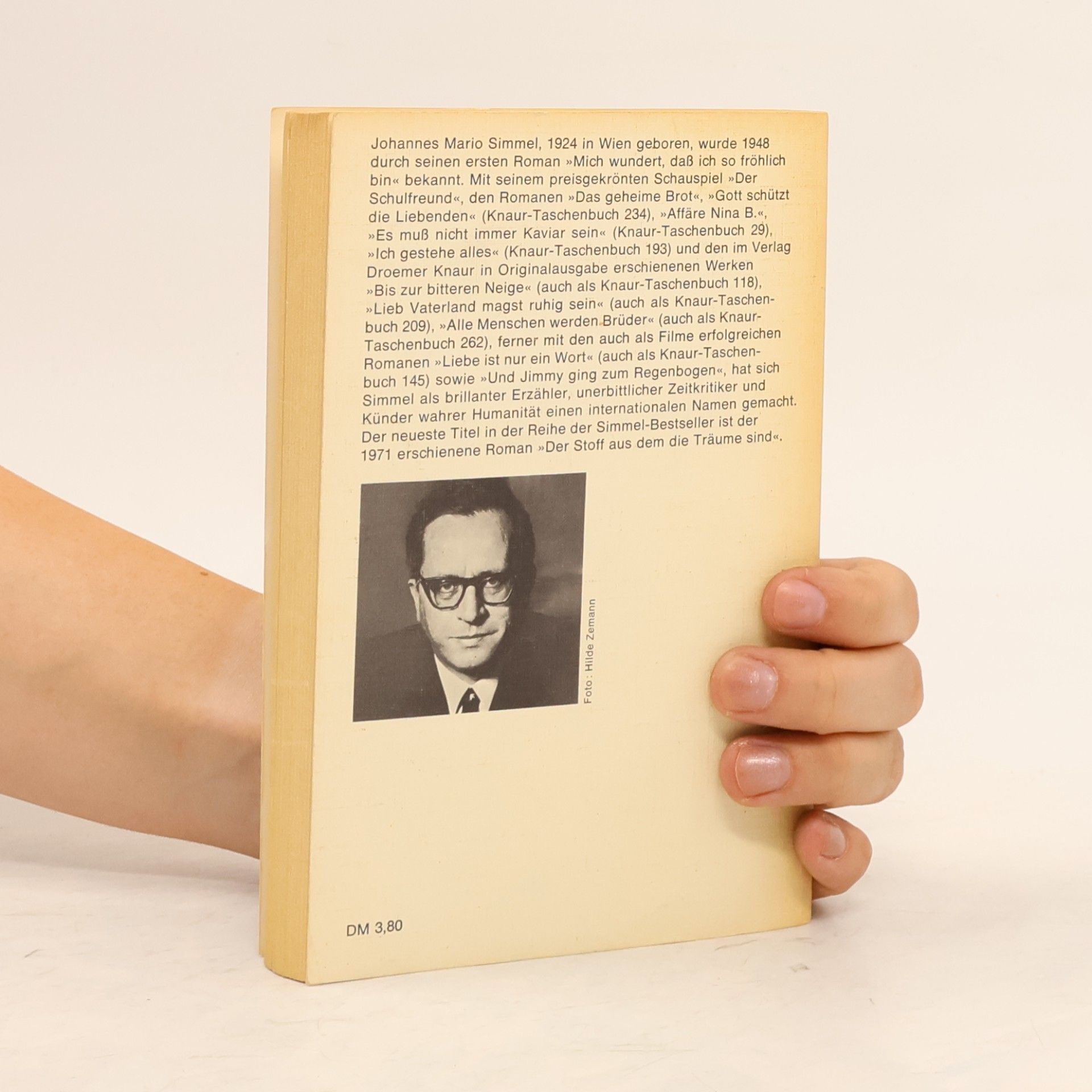 Johannes Mario Simmel Gott schützt die Liebenden