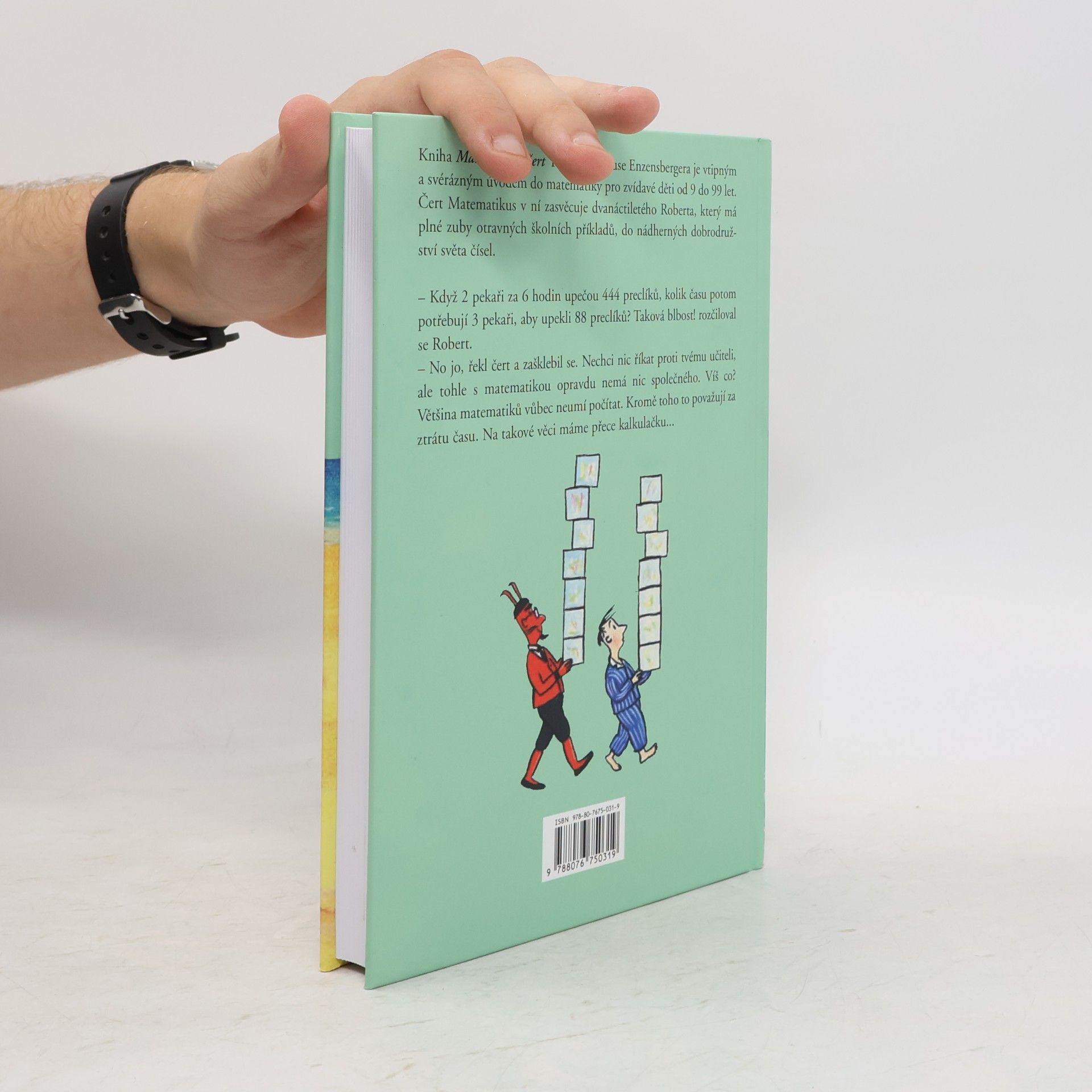 Hans Magnus Enzensberger Matematický čert - kniha pod polštář pro všechny, kteří mají strach z matematiky