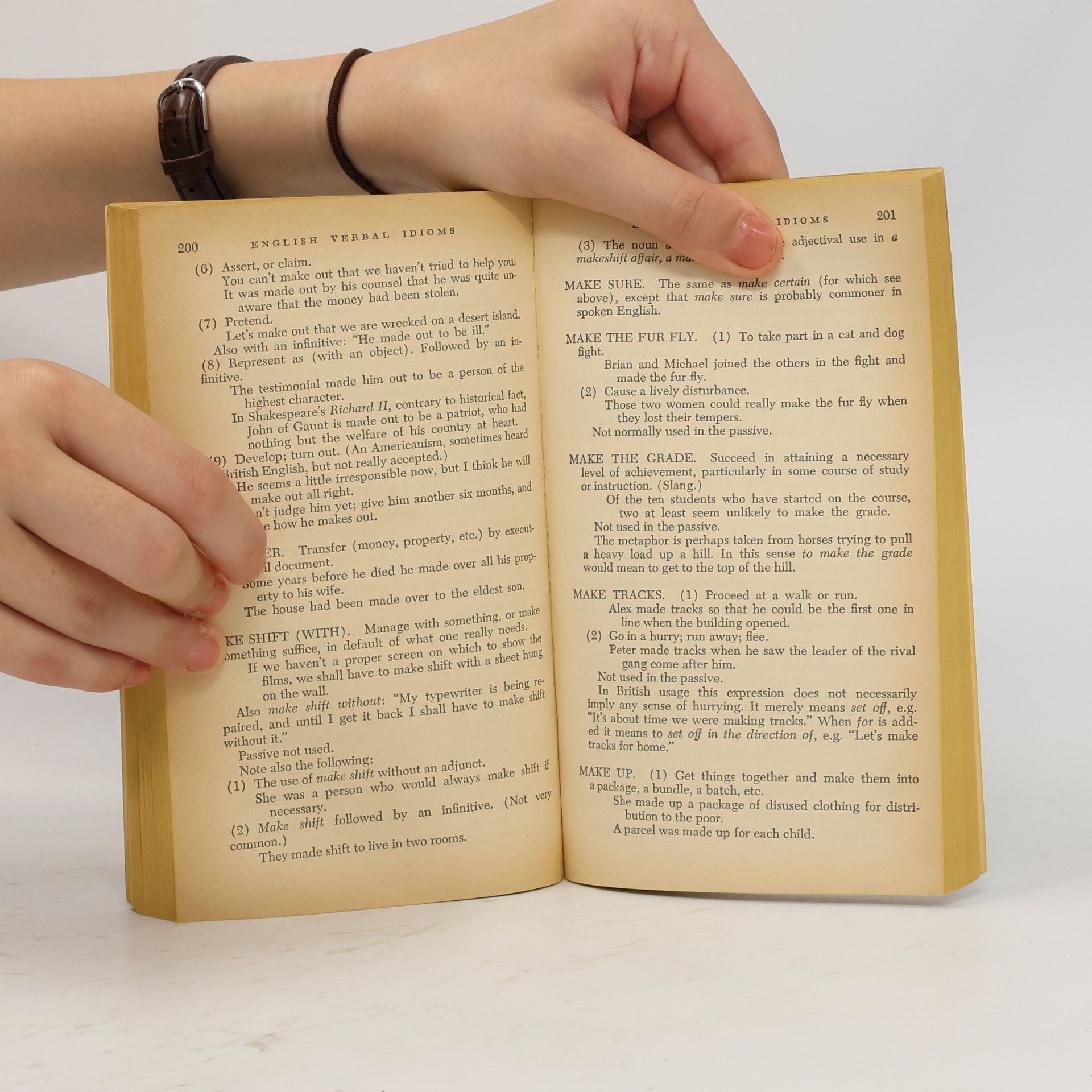 Frederick T. Frederick Thomas Wood English Verbal Idioms