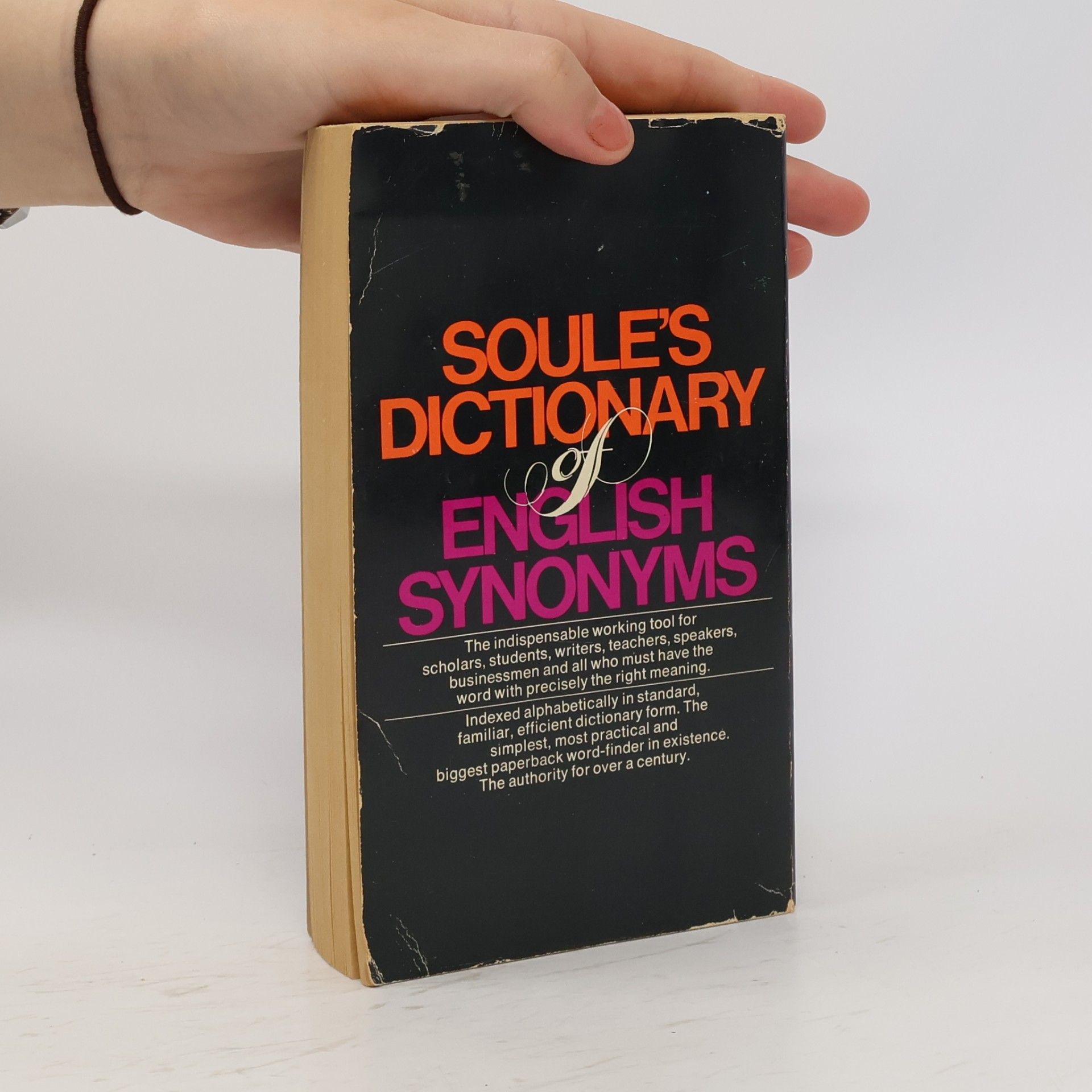 Richard Soule A Dictionary Of English Synonyms And Synonymous Expressions