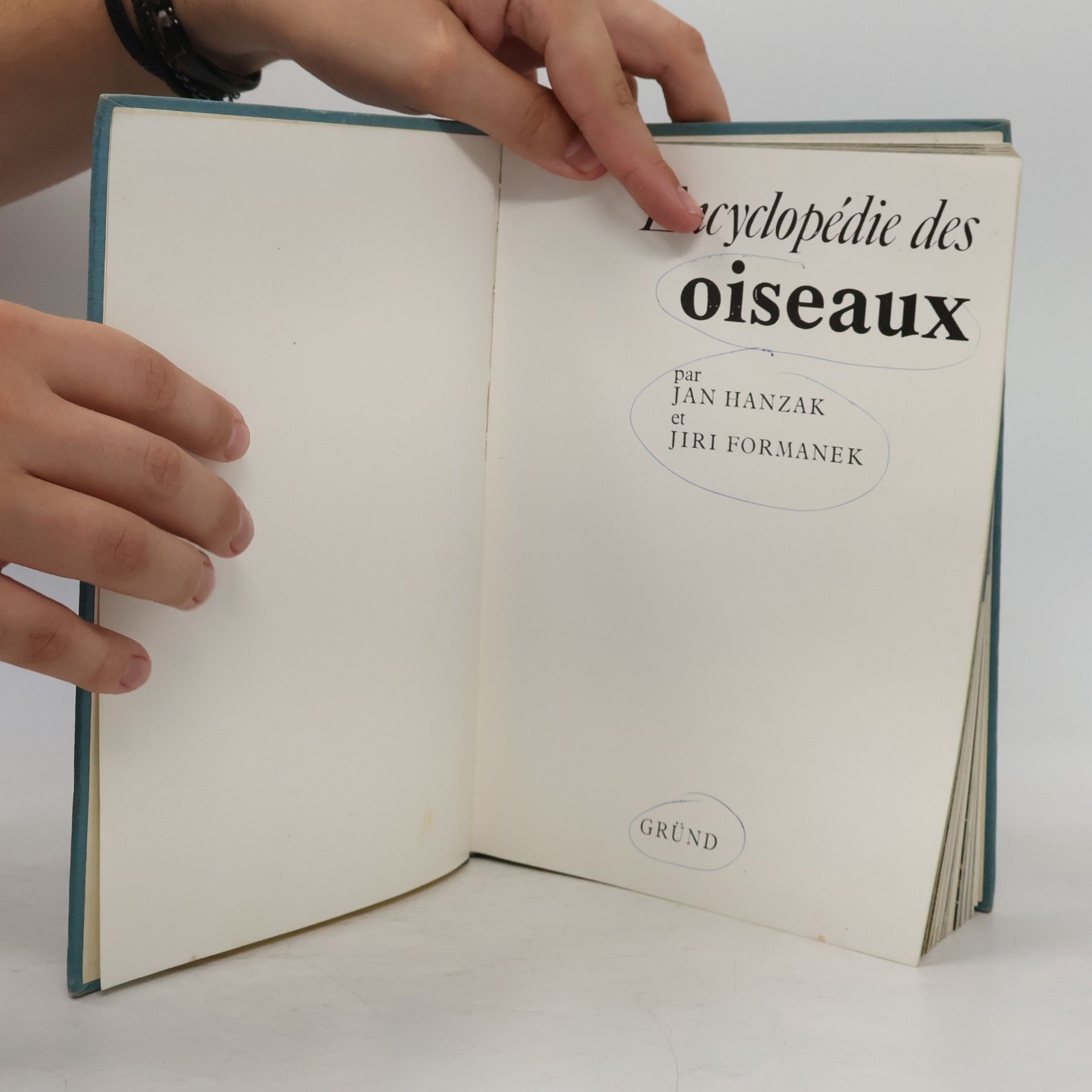 Jan Hanzák Encyclopédie des oiseaux