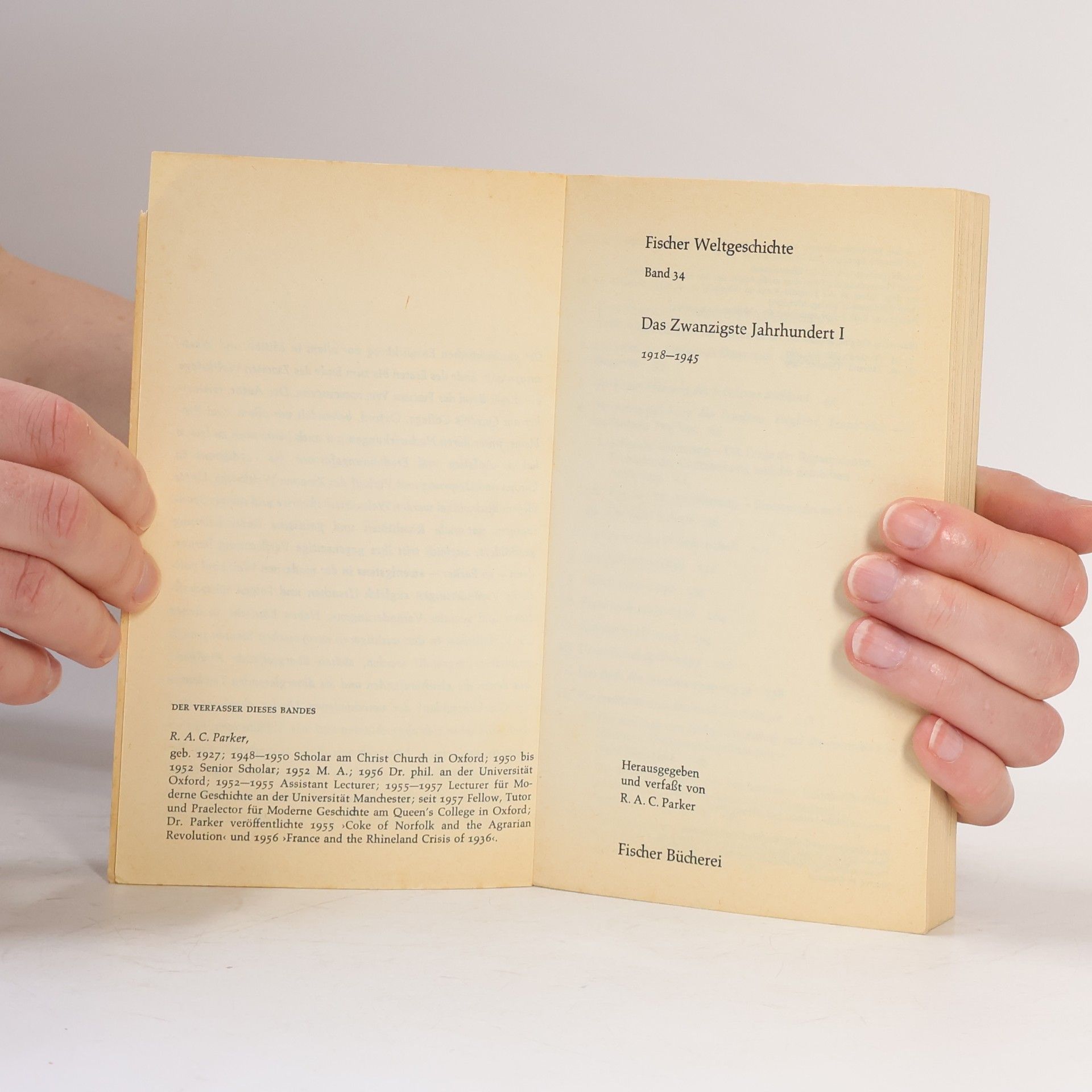 Auteurscollectief Fischer Weltgeschichte. Das Zwanzigste Jahrhundert I 1918-1945