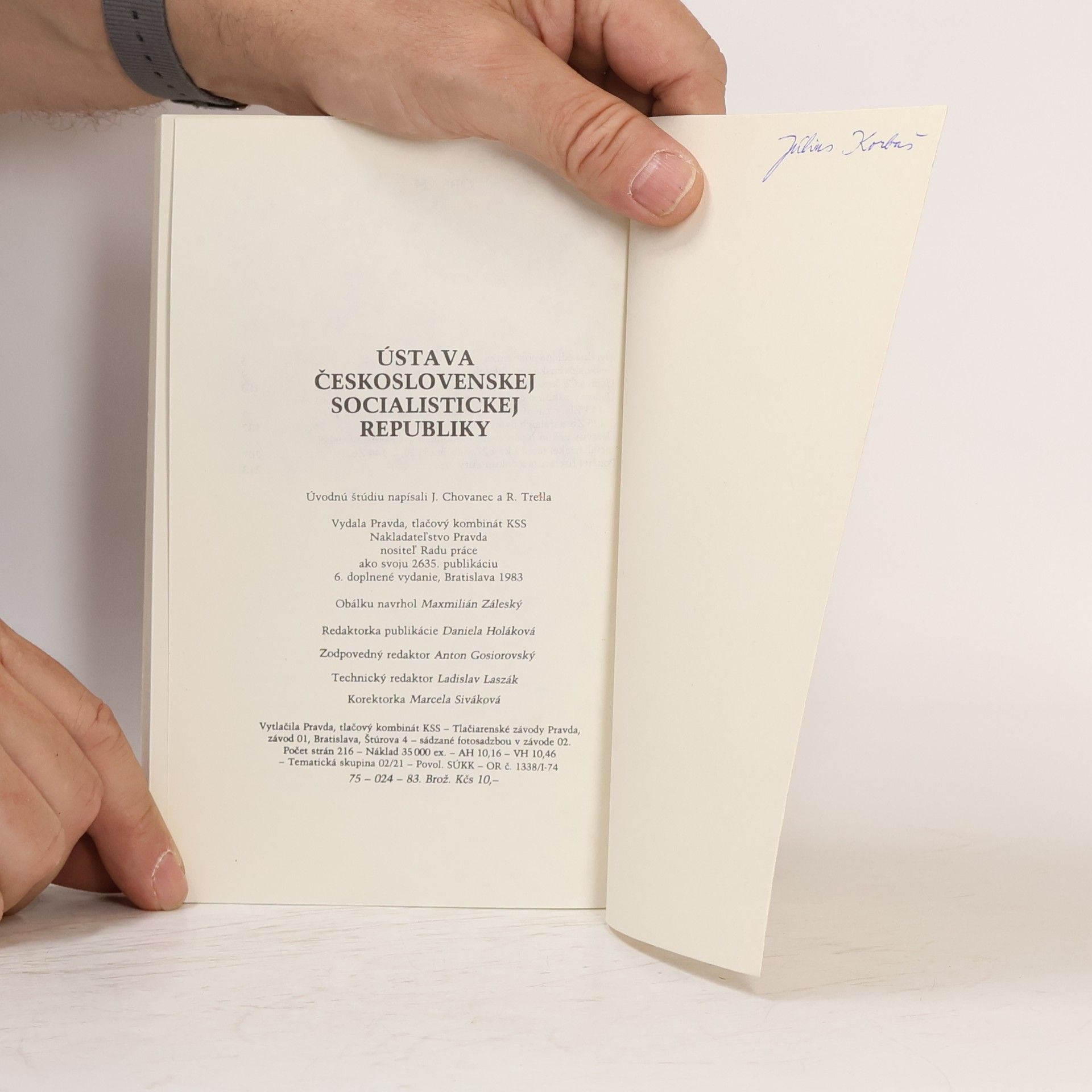Various authors Ústava Československej socialistickej republiky