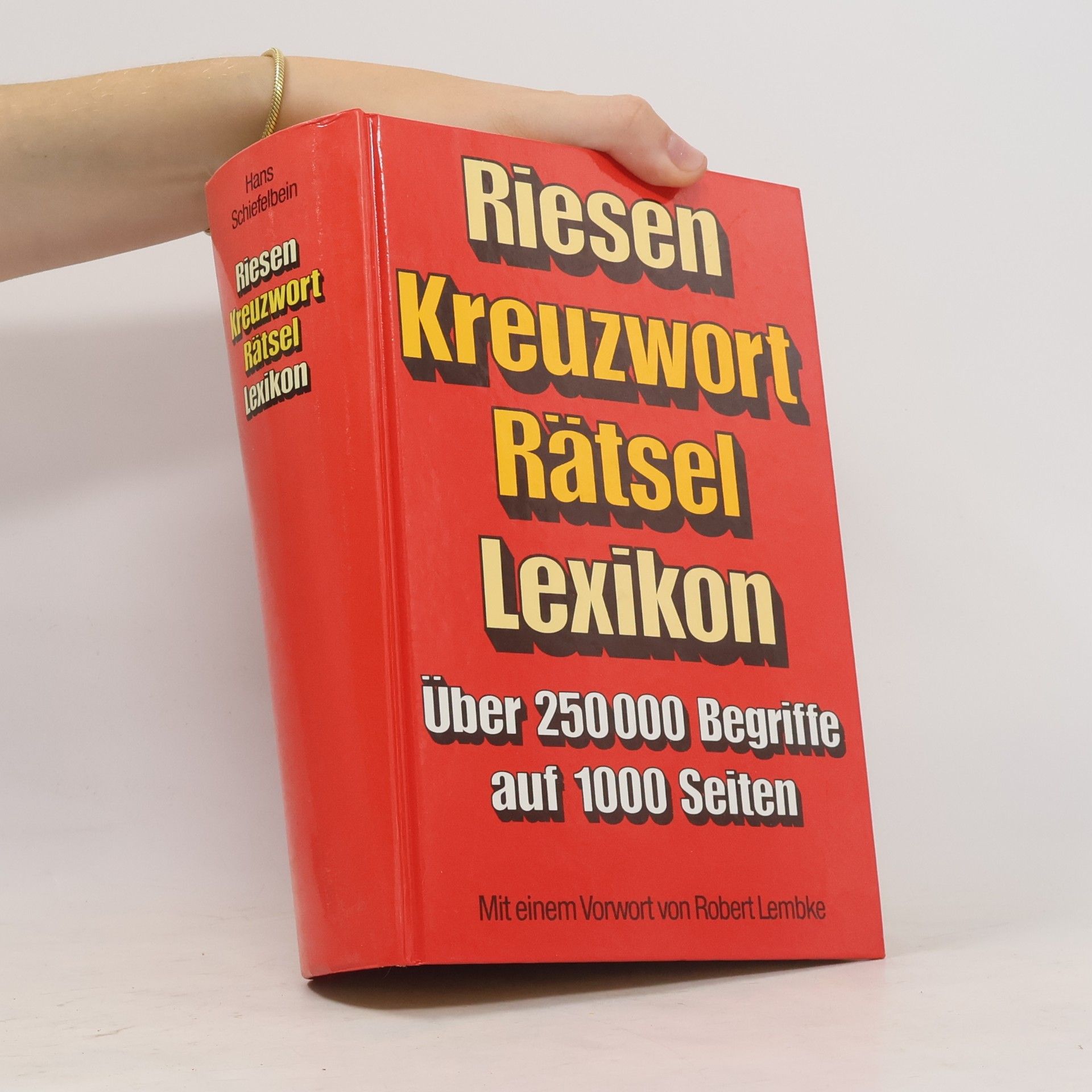 Hans Schiefelbein Riesen Kreuzwort Rätsel Lexikon