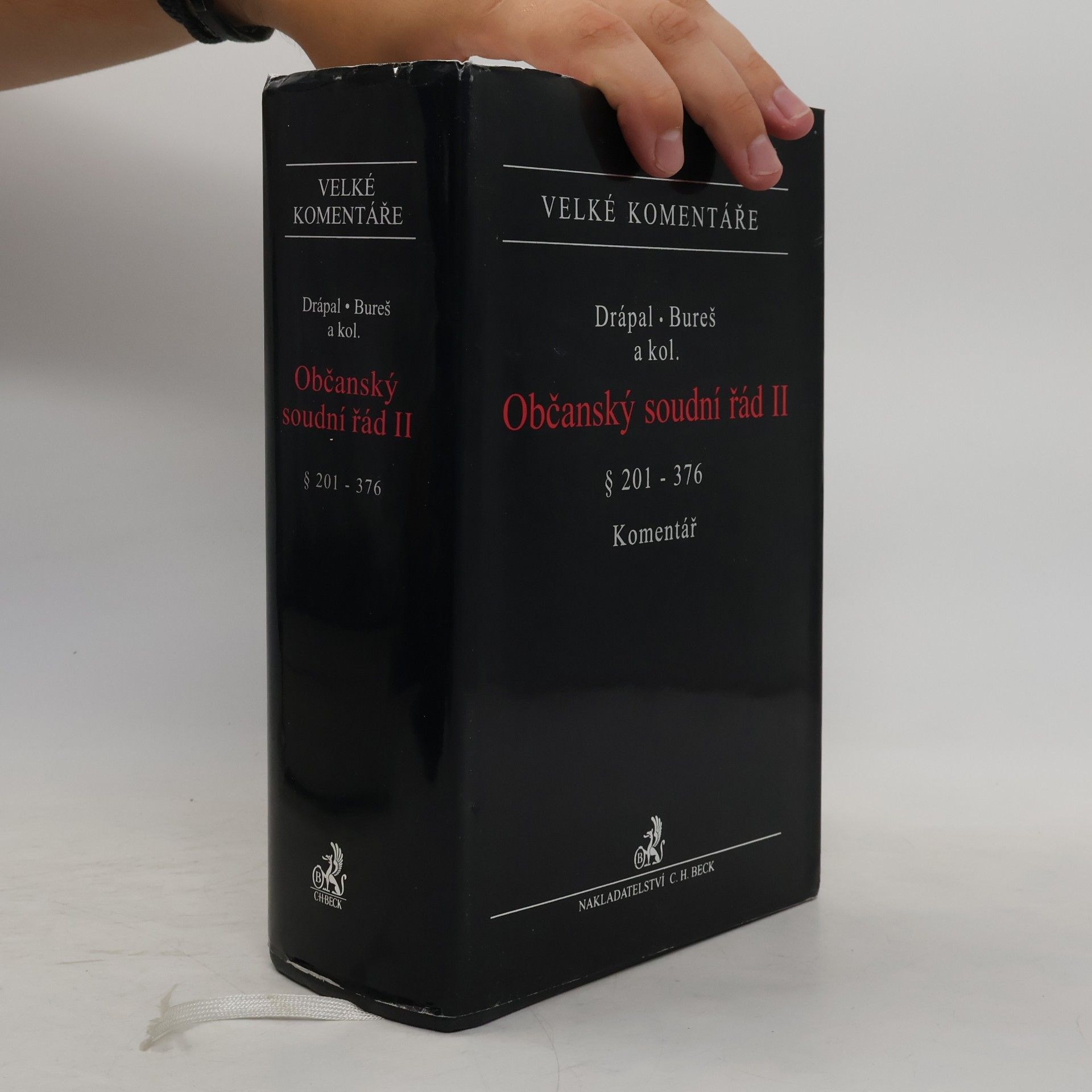 Ljubomír Drápal Občanský soudní řád: komentář. I a II, § 1-200za a 201-376