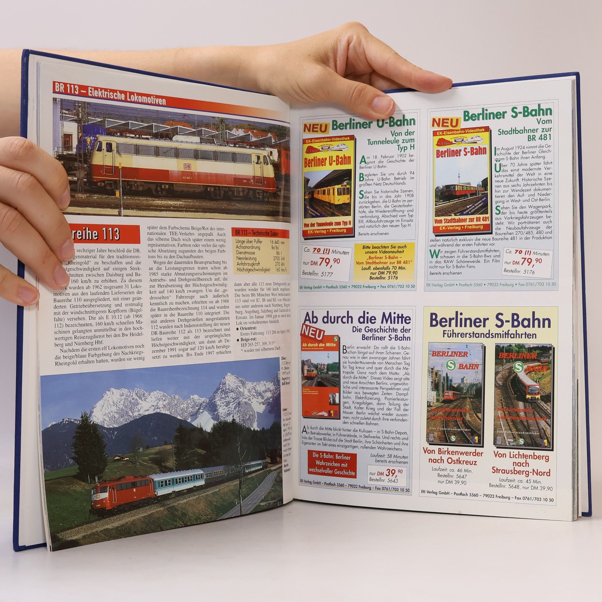 Ek-Verlag GmbH Die DB vor 25 Jahren - 1998 Ausgabe West