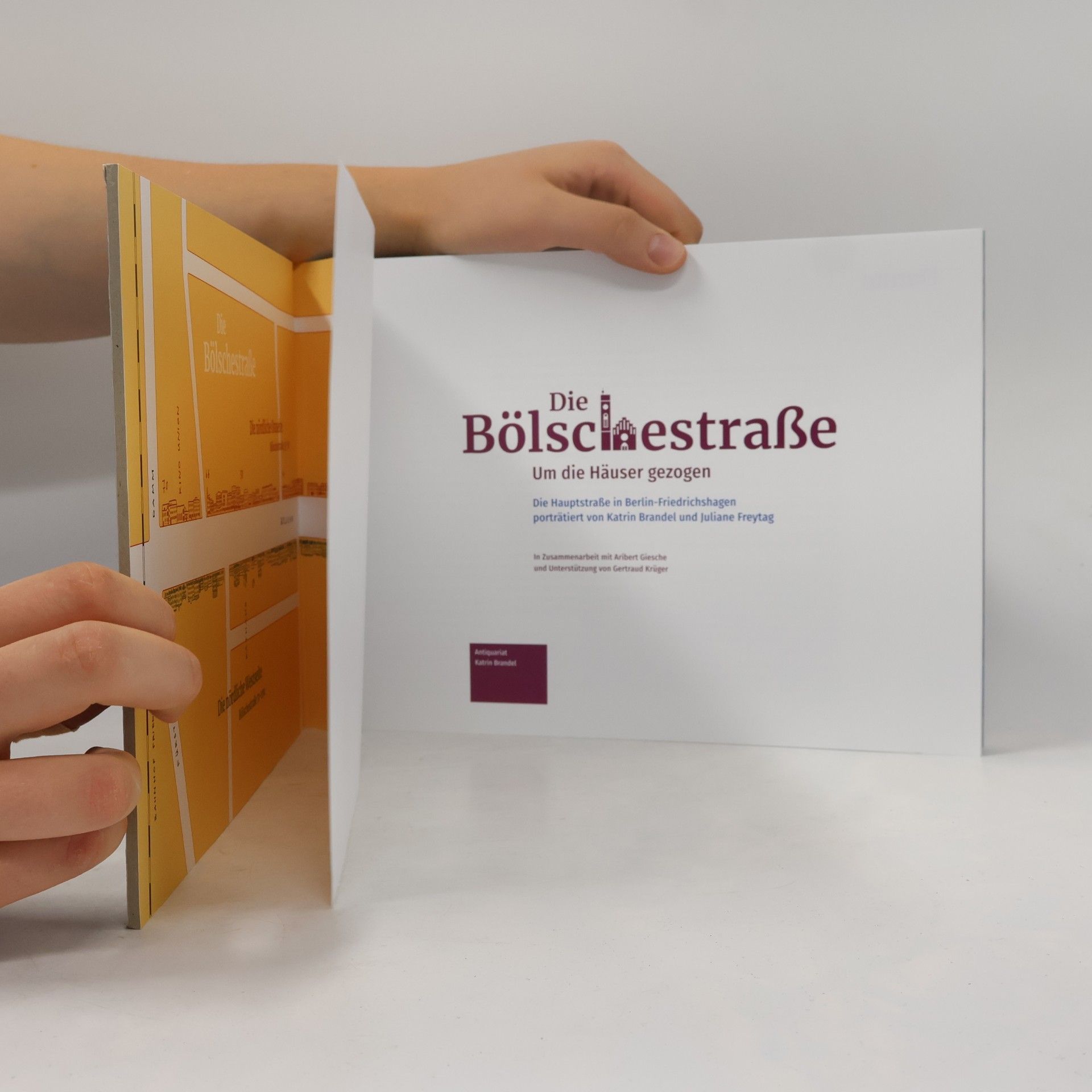 Katrin Brandel Die Bölschestraße: Um die Häuser gezogen. Die Hauptstraße in Berlin - Friedrichshagen porträtiert.