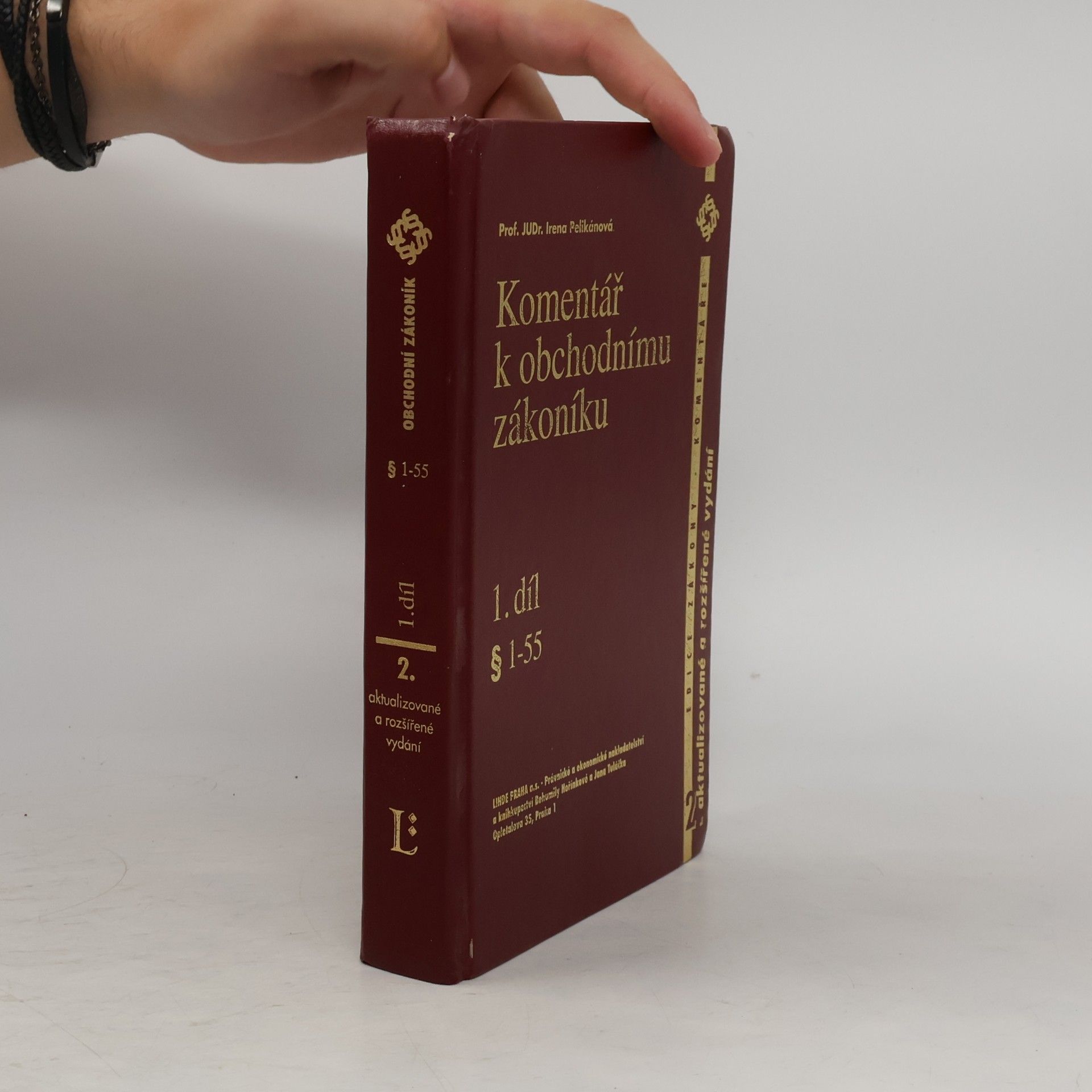 Ivan Kobliha Komentář k obchodnímu zákoníku. 1. díl, § 1-55
