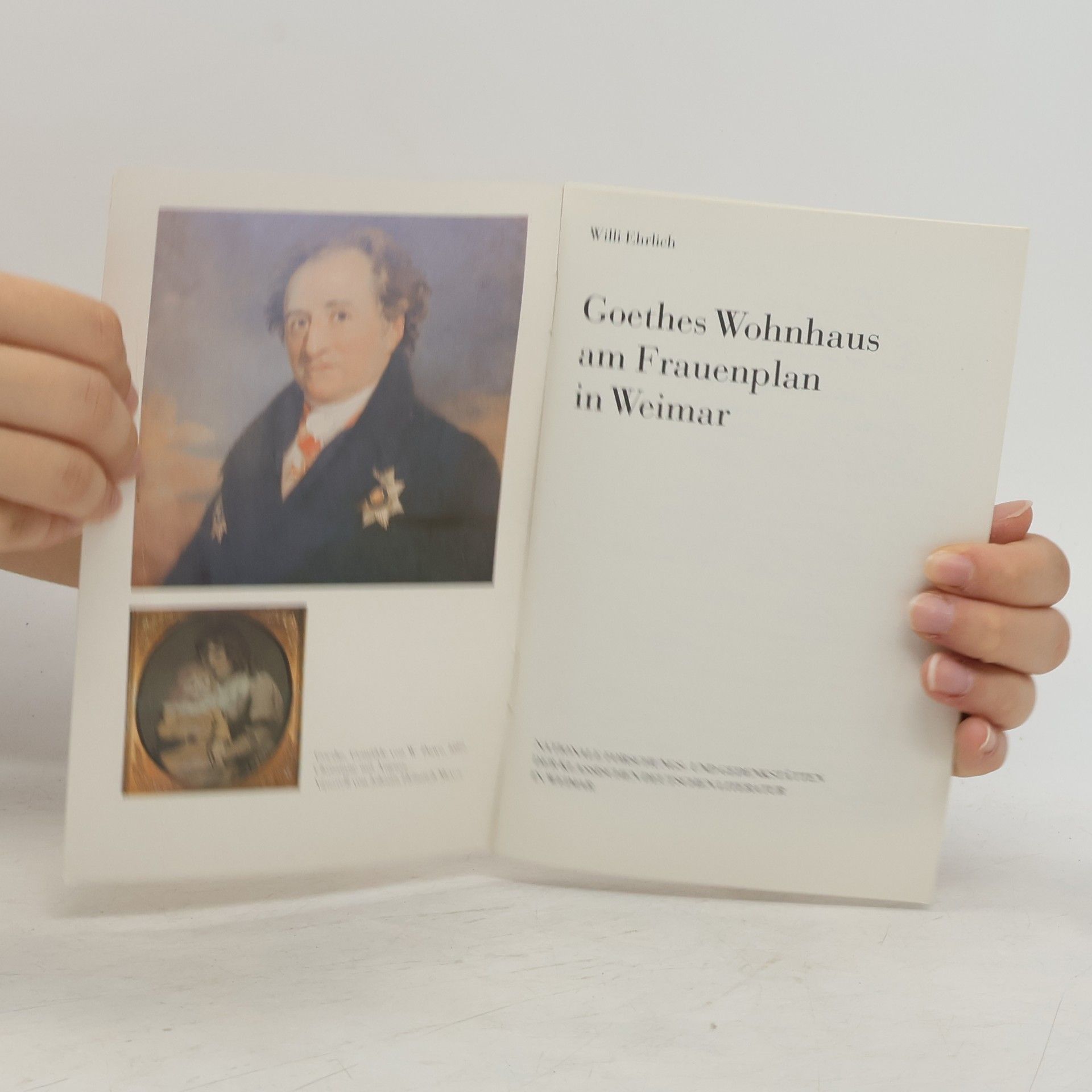 Willi Ehrlich Goethes Wohnhaus am Frauenplan in Weimar
