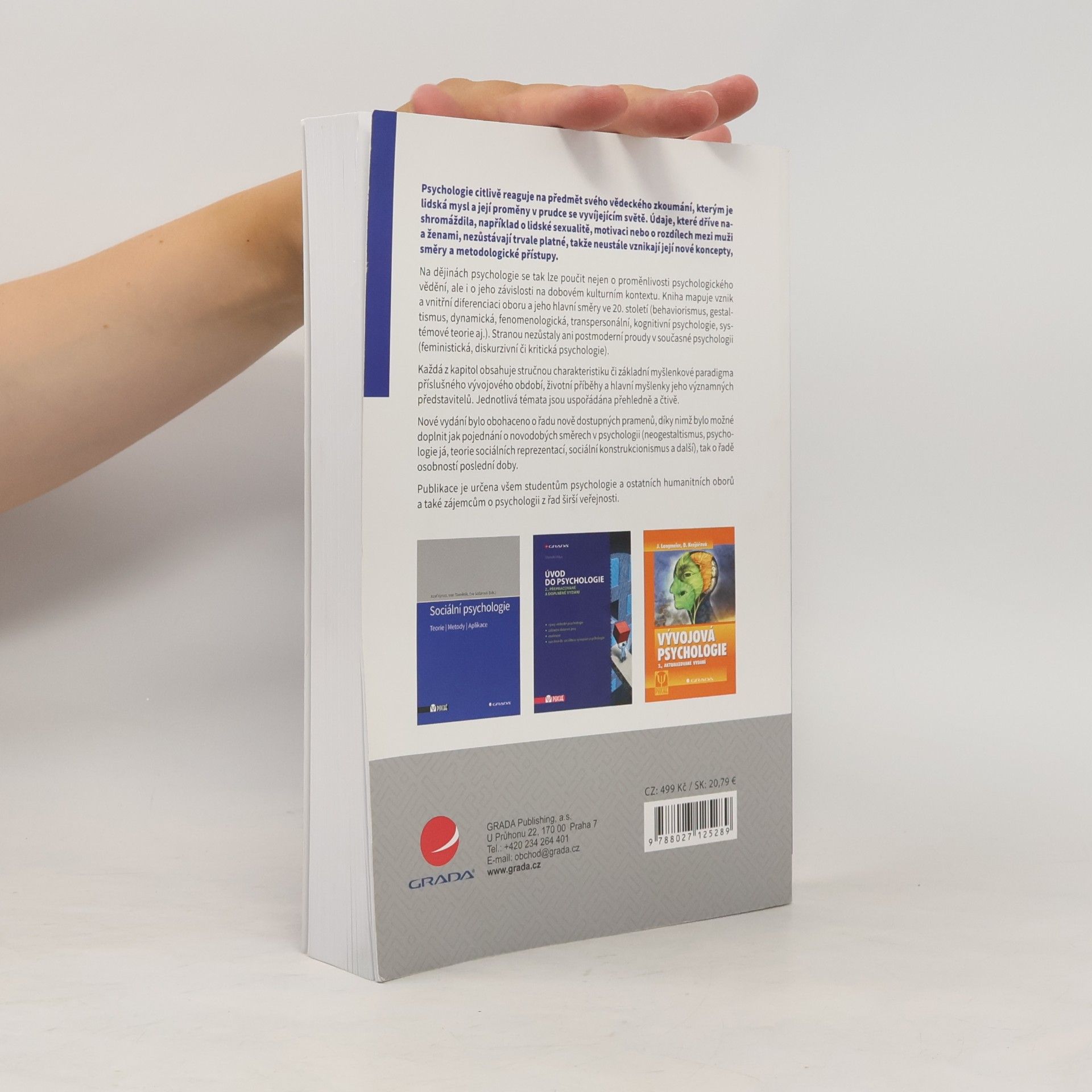 Alena Plháková Dějiny psychologie