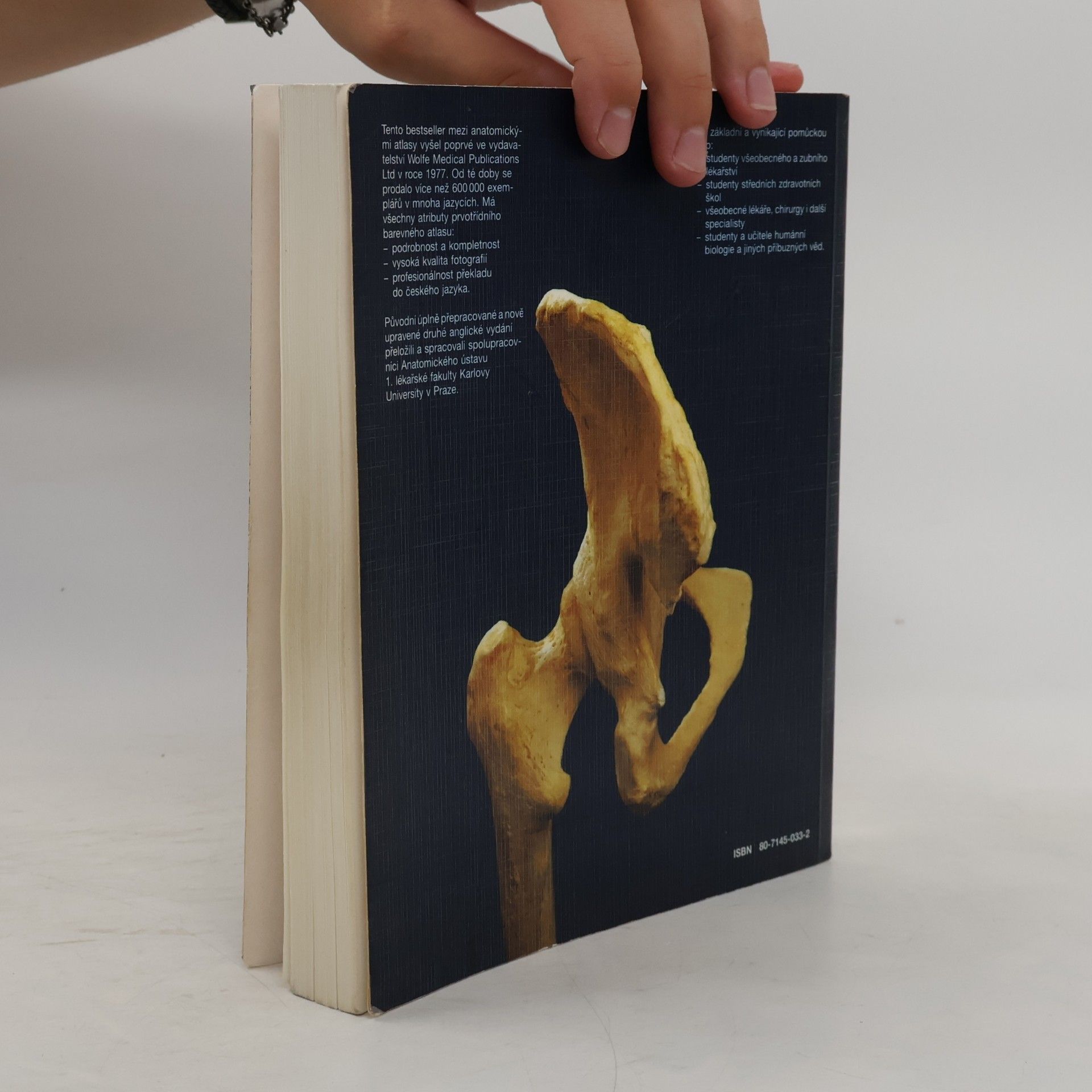 R. M. H. Robert Matthew Hay McMinn Barevný atlas anatomie člověka