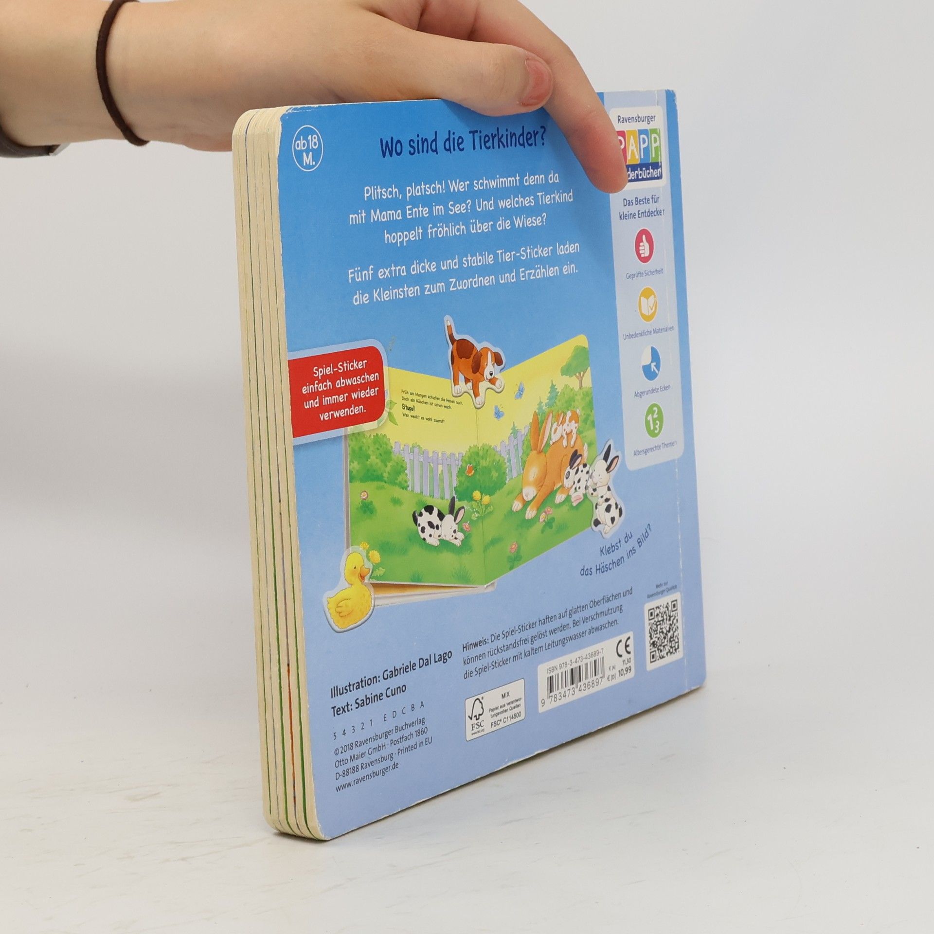 Gabriele Dal Lago Mein allererstes Stickerbuch - Tierkinder