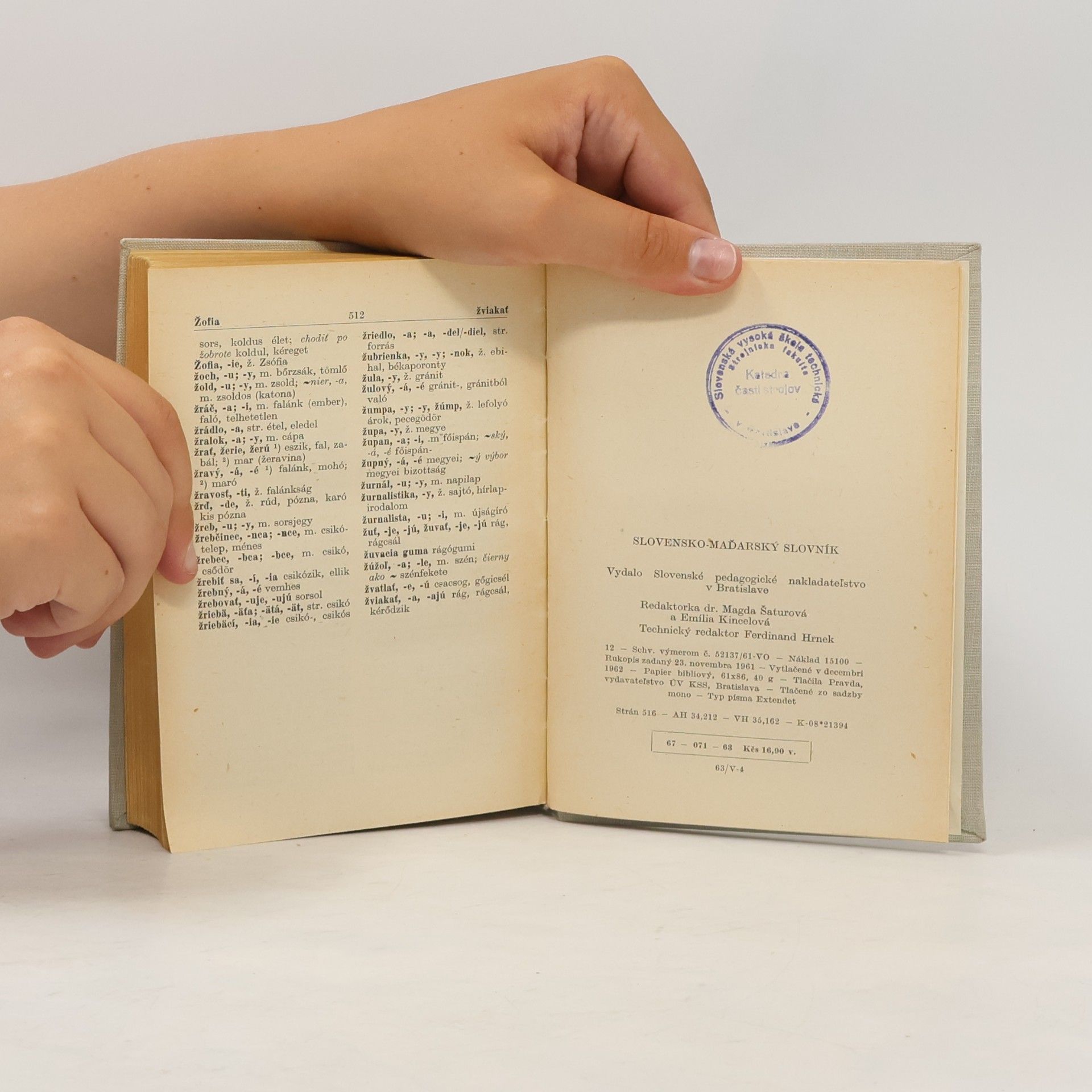 Various authors Slovensko-maďarský slovník