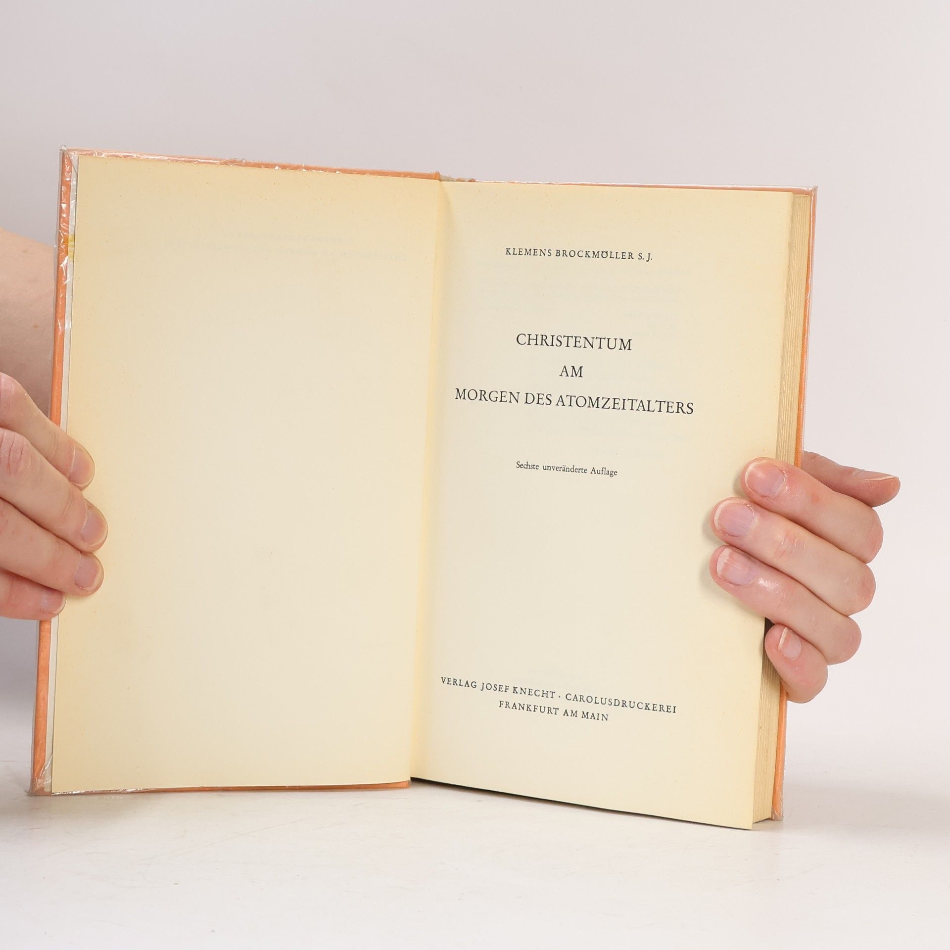 Klemens Brockmöller Christentum am Morgen des Atomzeitalters