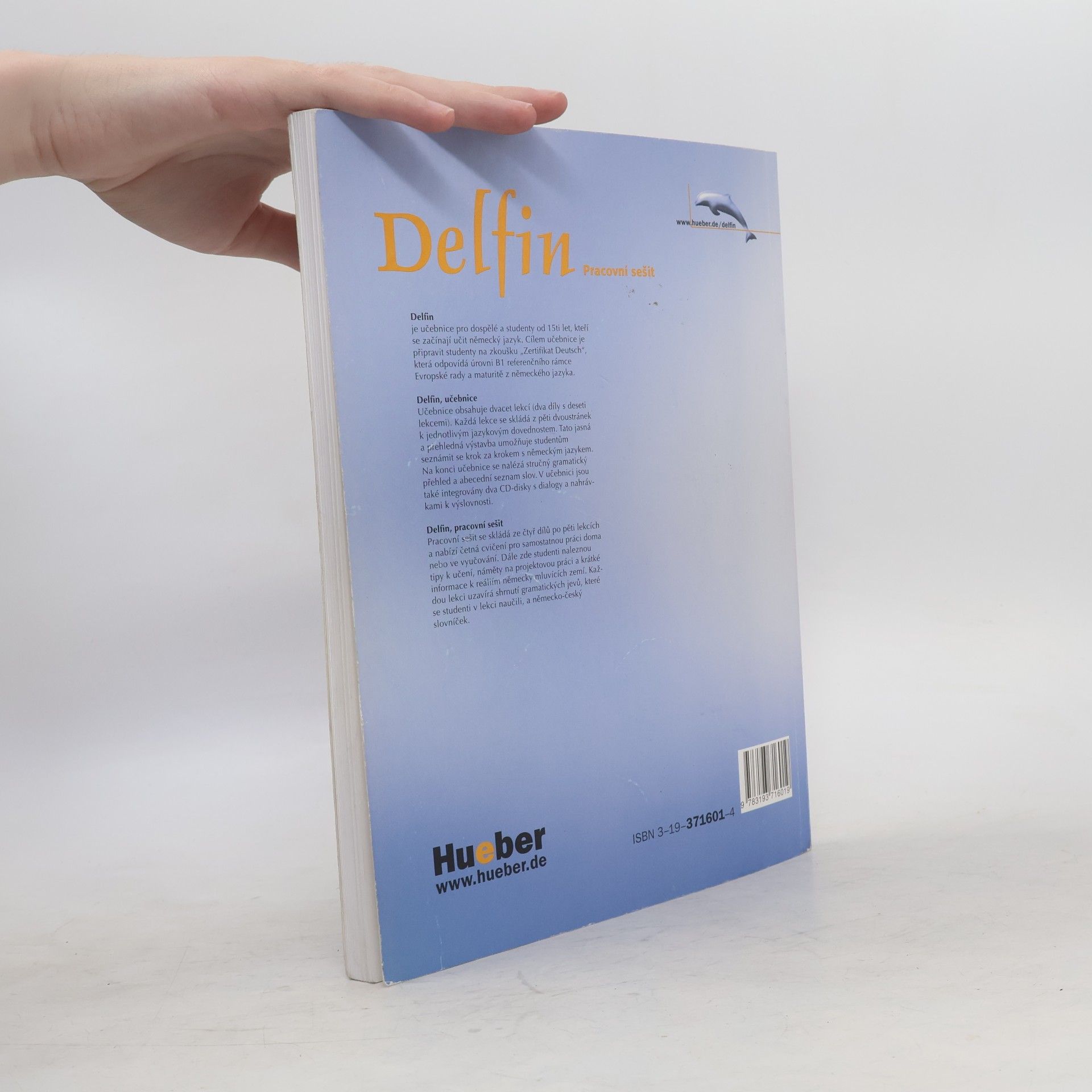 Jutta Müller Delfin : Lehrwerk für Deutsch als Fremdsprache, Pracovní sešit 1 B, Lekce 6-10
