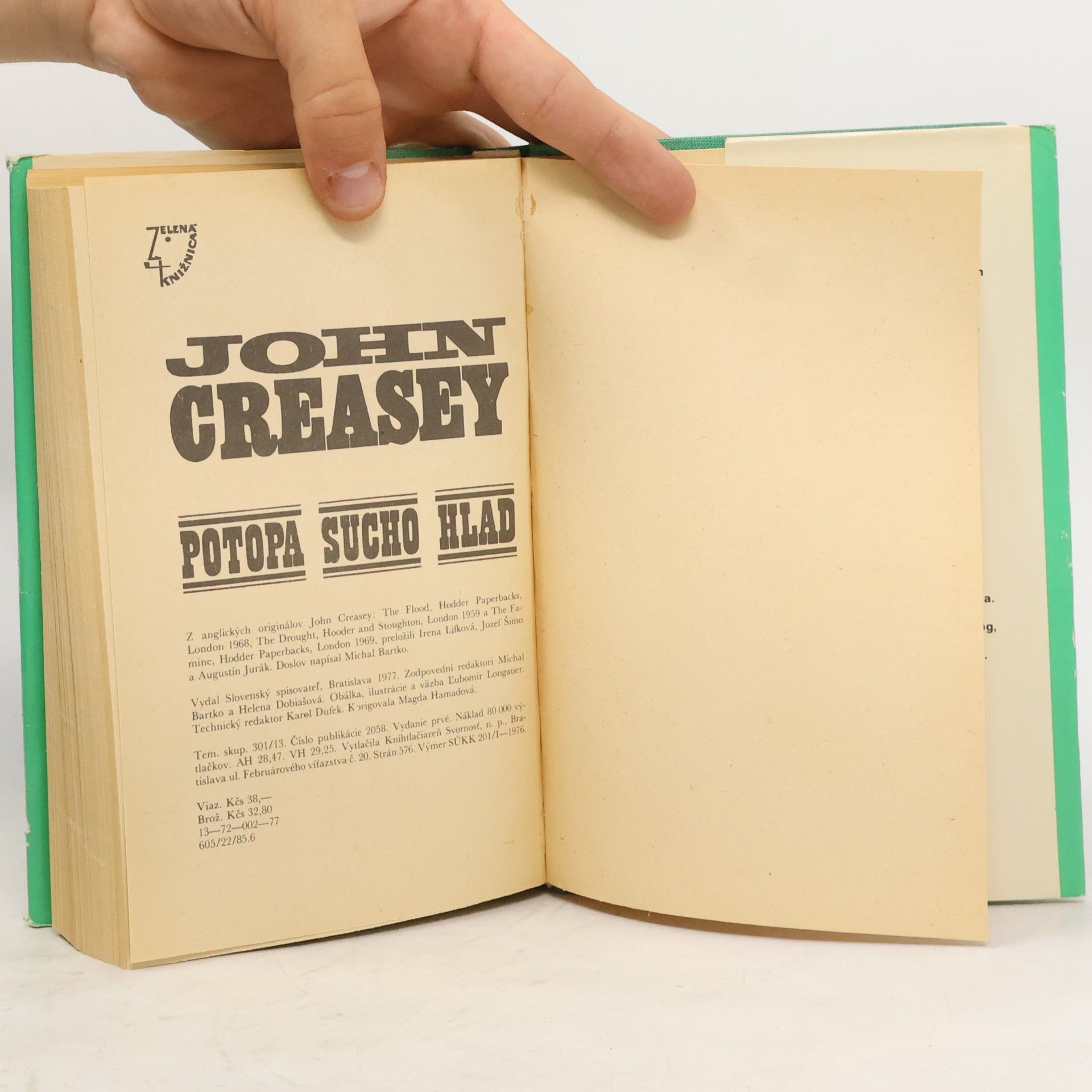 John Creasey Potopa. Sucho. Hlad