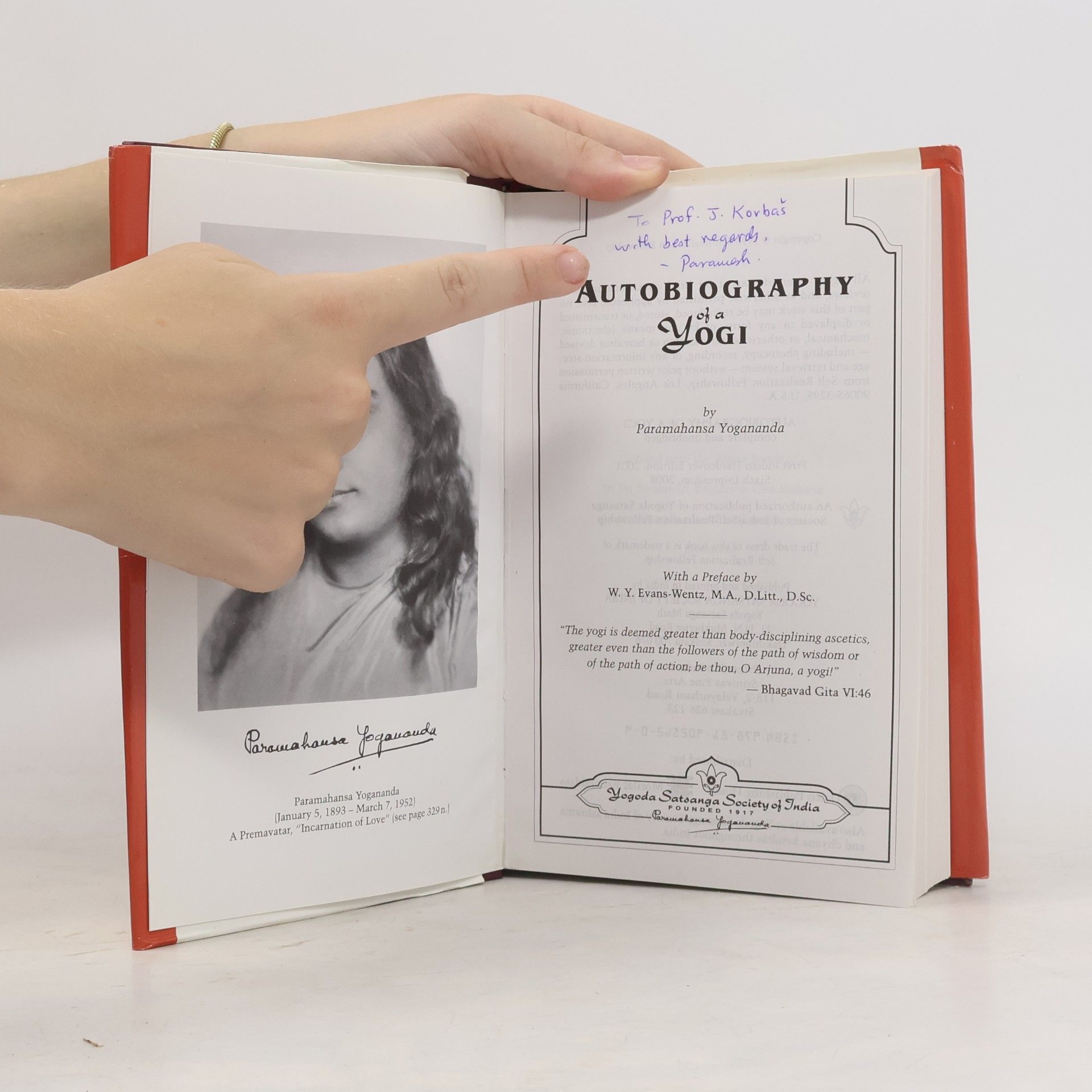 Paramahamsa Yogananda Autobiography of a Yogi