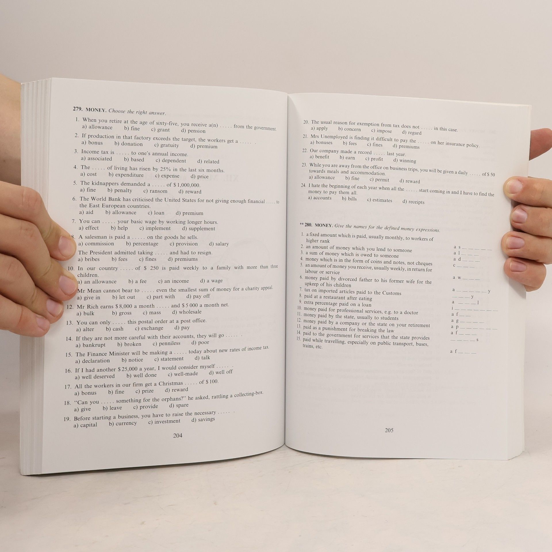 Mariusz Misztal Practise your English. Thematic vocabulary in tests. Intermediate and advanced level