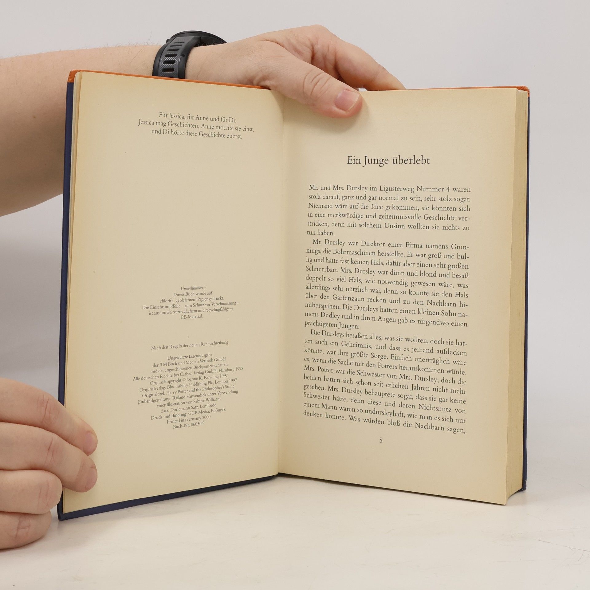 J. K. Rowling Harry Potter und der Stein der Weisen