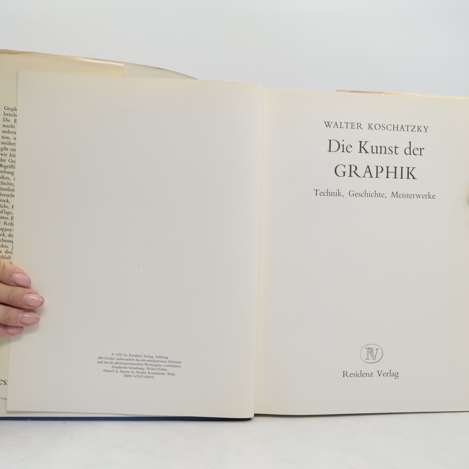 Walter Koschatzky Die Kunst der Graphik