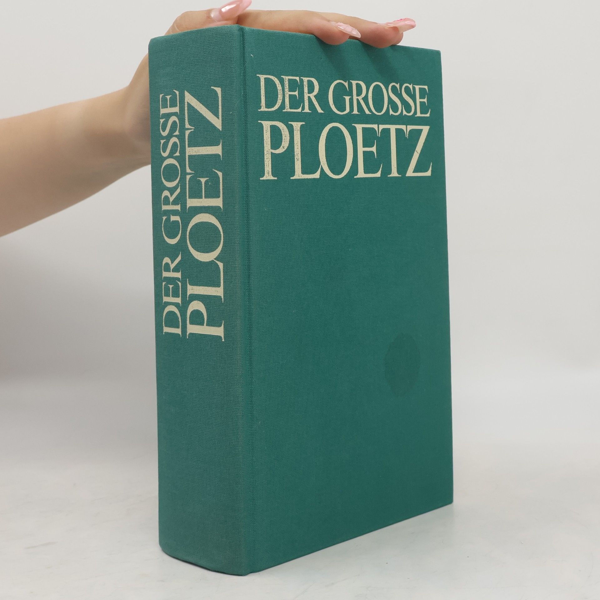 Karl Julius Ploetz Der grosse Ploetz