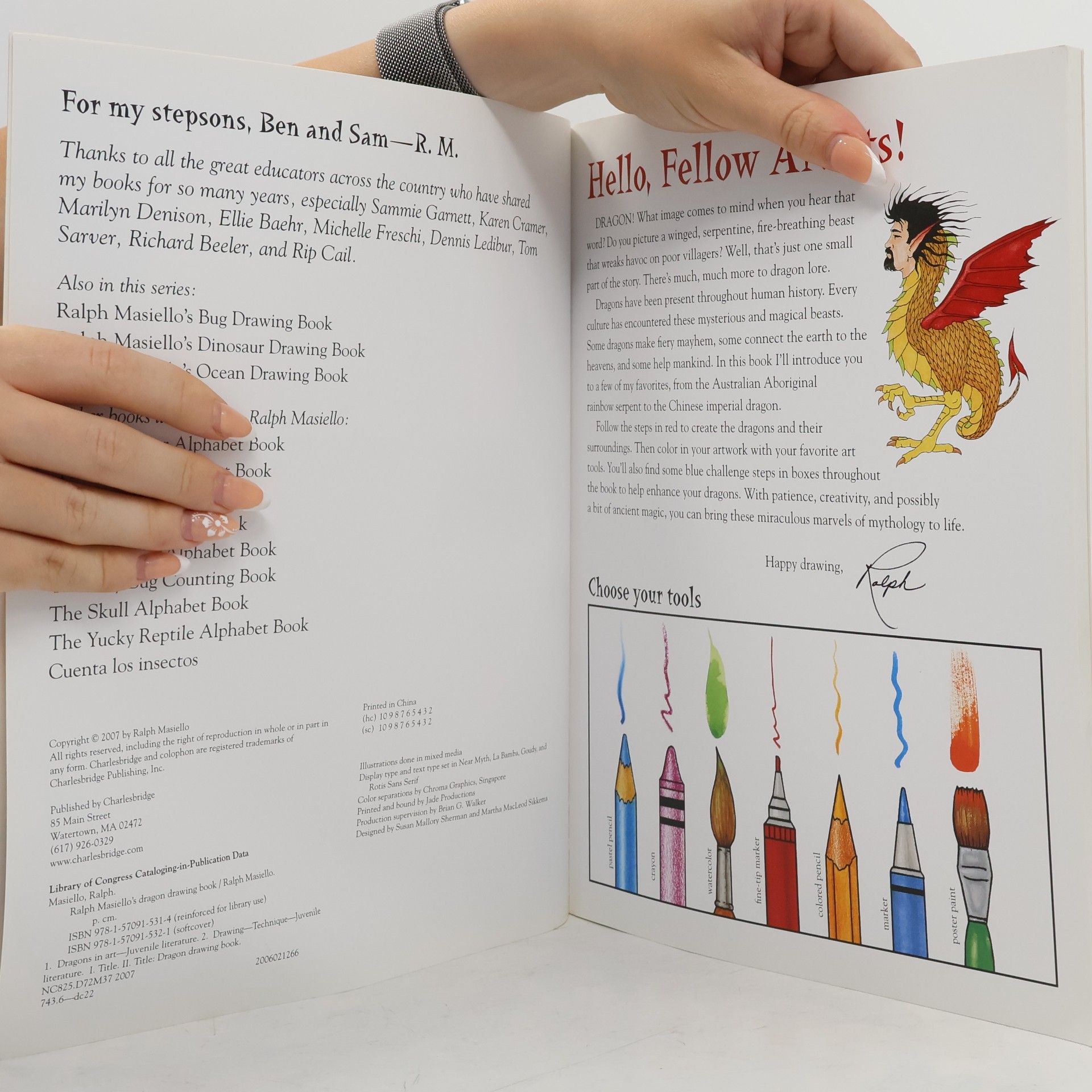 Ralph Masiello Ralph Masiello's Drawing Books: Ralph Masiello's Dragon Drawing Book