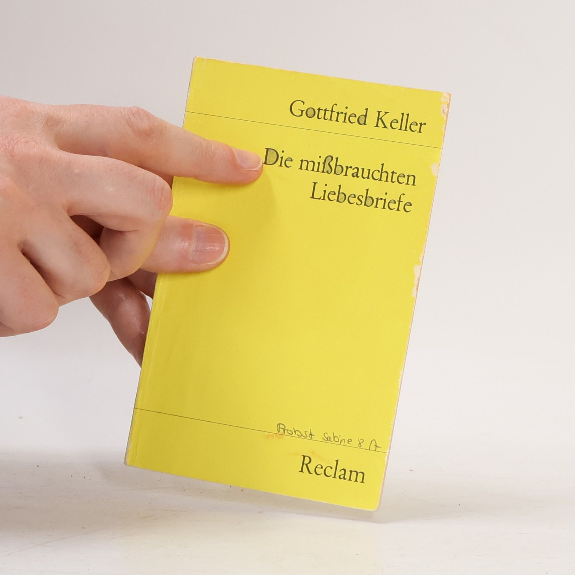 Gottfried Keller Die mißbrauchten Liebesbriefe