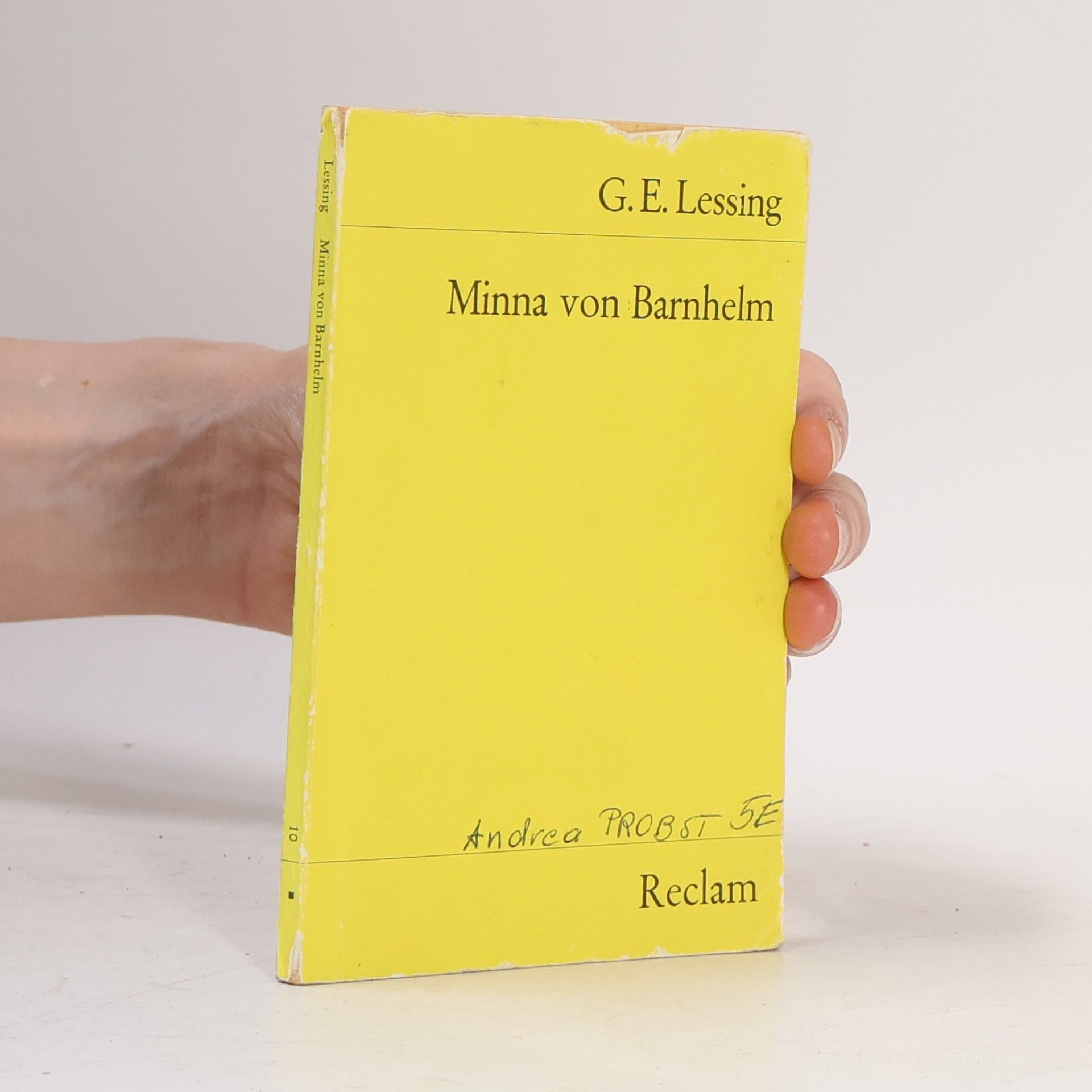 Gotthold Ephraim Lessing Minna von Barnhelm
