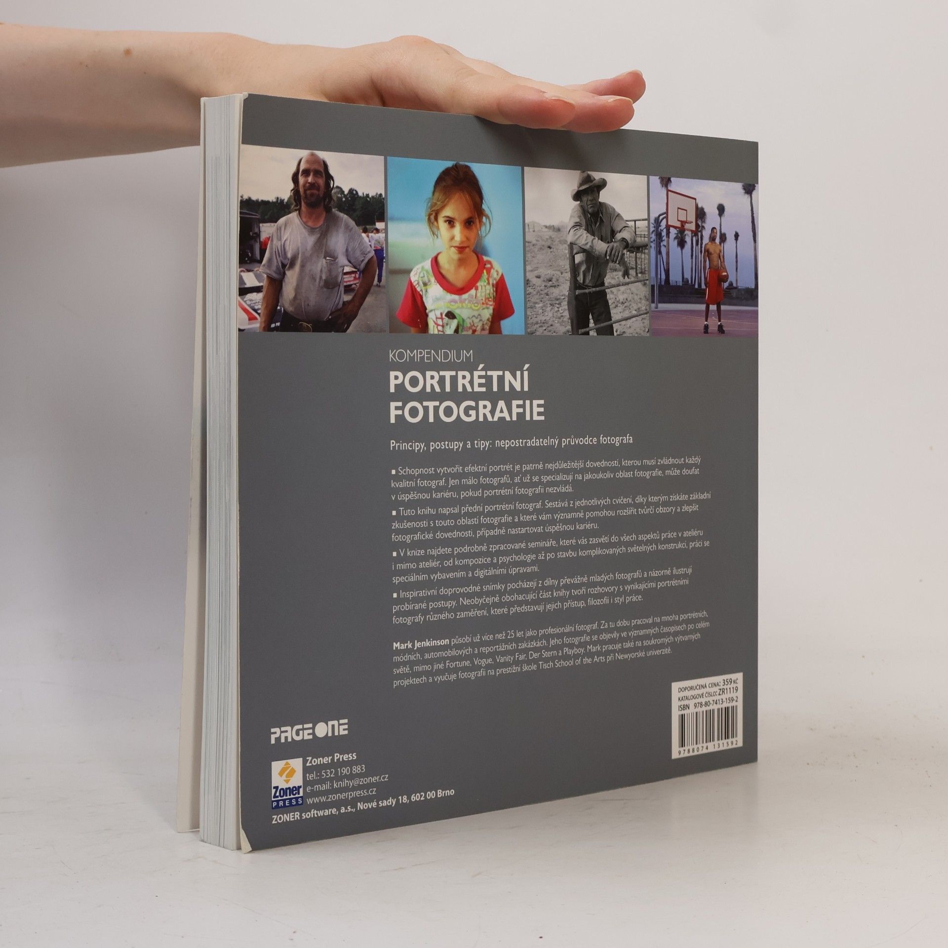 Mark Jenkinson Kompendium portrétní fotografie