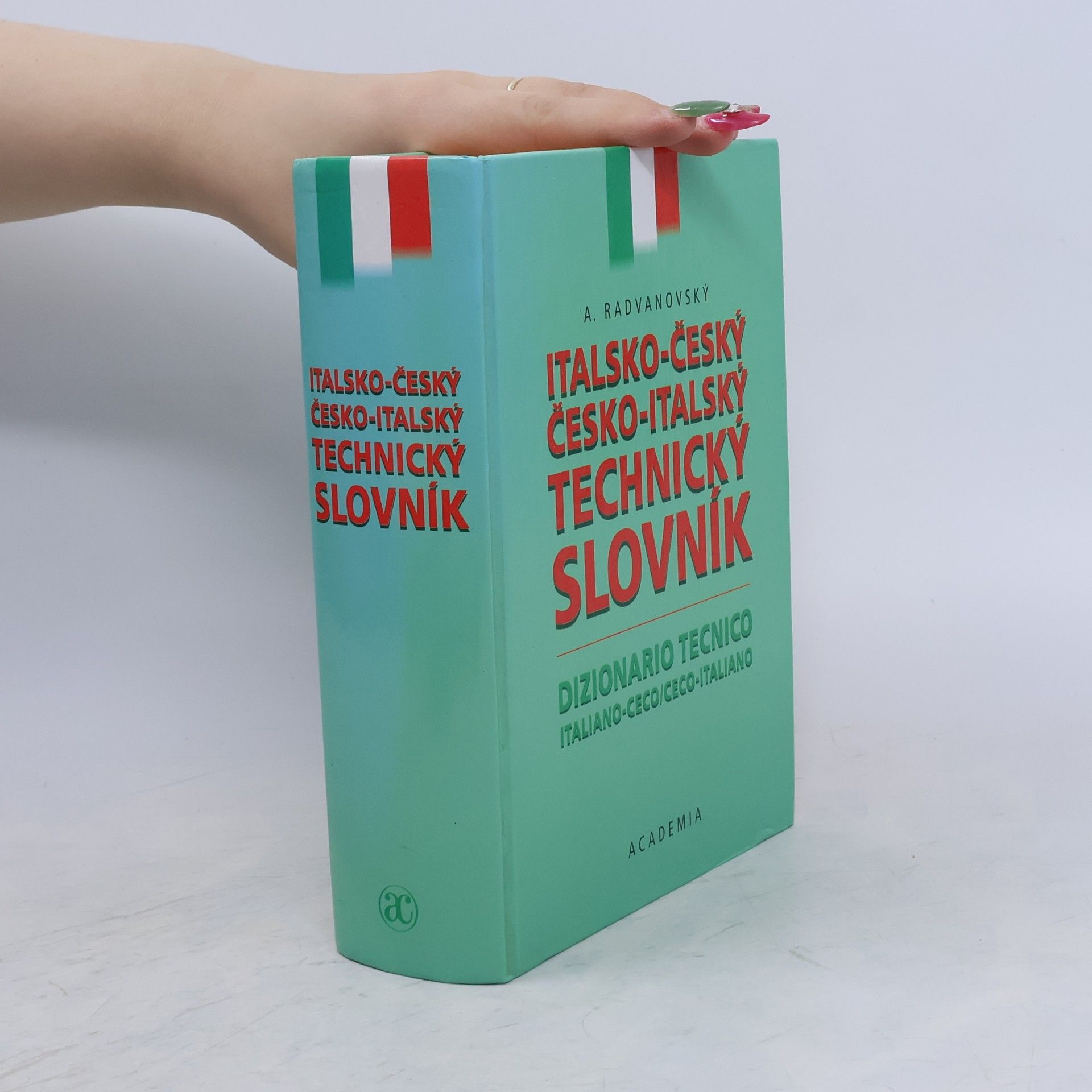 Antonín Radvanovský Italsko-český a česko-italský technický slovník