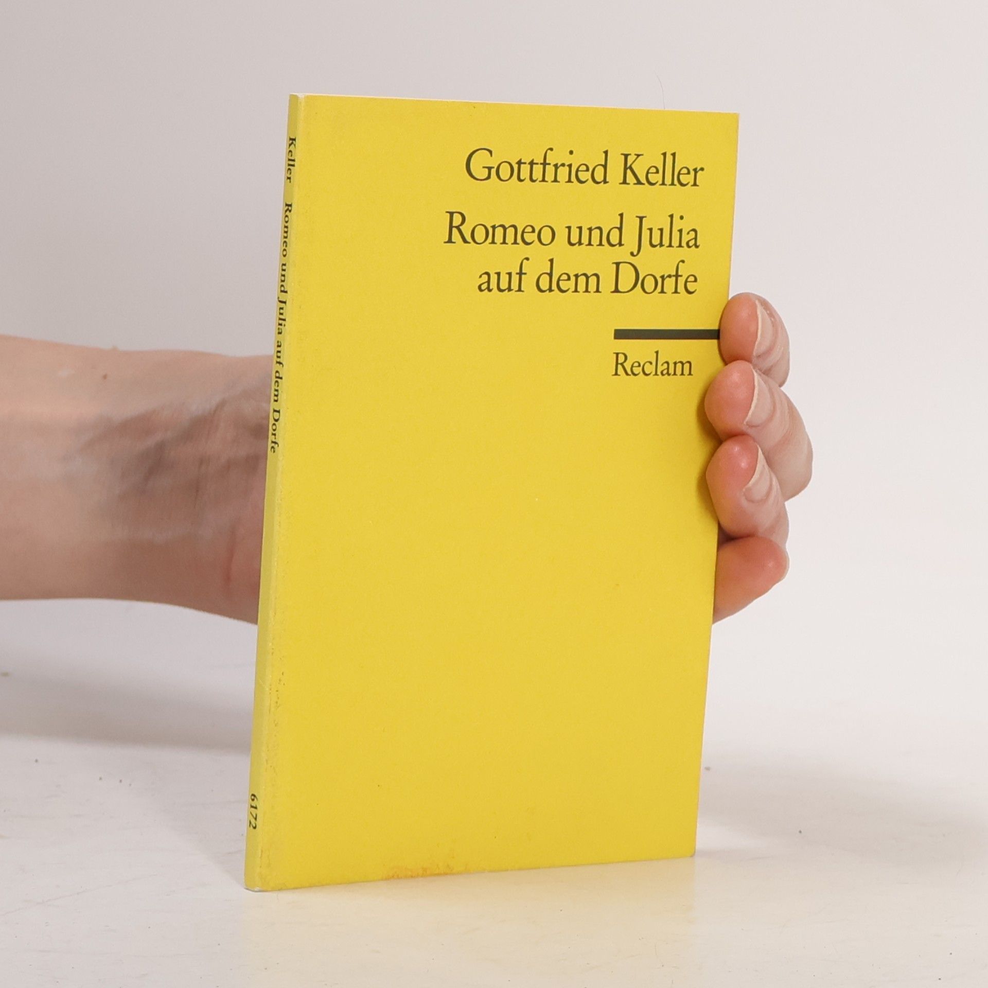 Gottfried Keller Romeo und Julia auf dem Dorfe