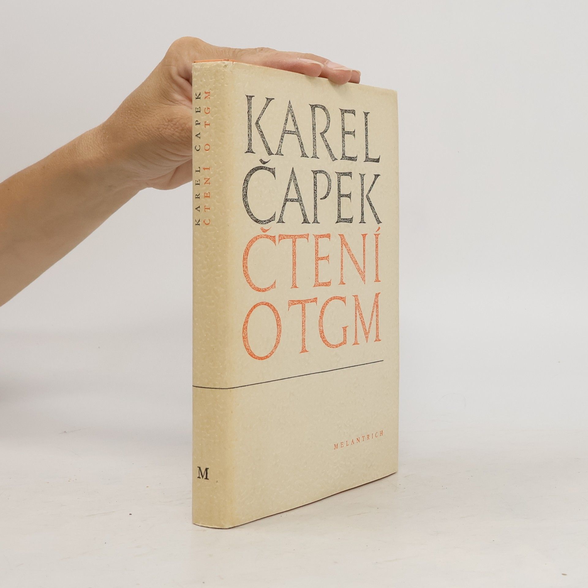 Karel Čapek Čtení o T. G. Masarykovi
