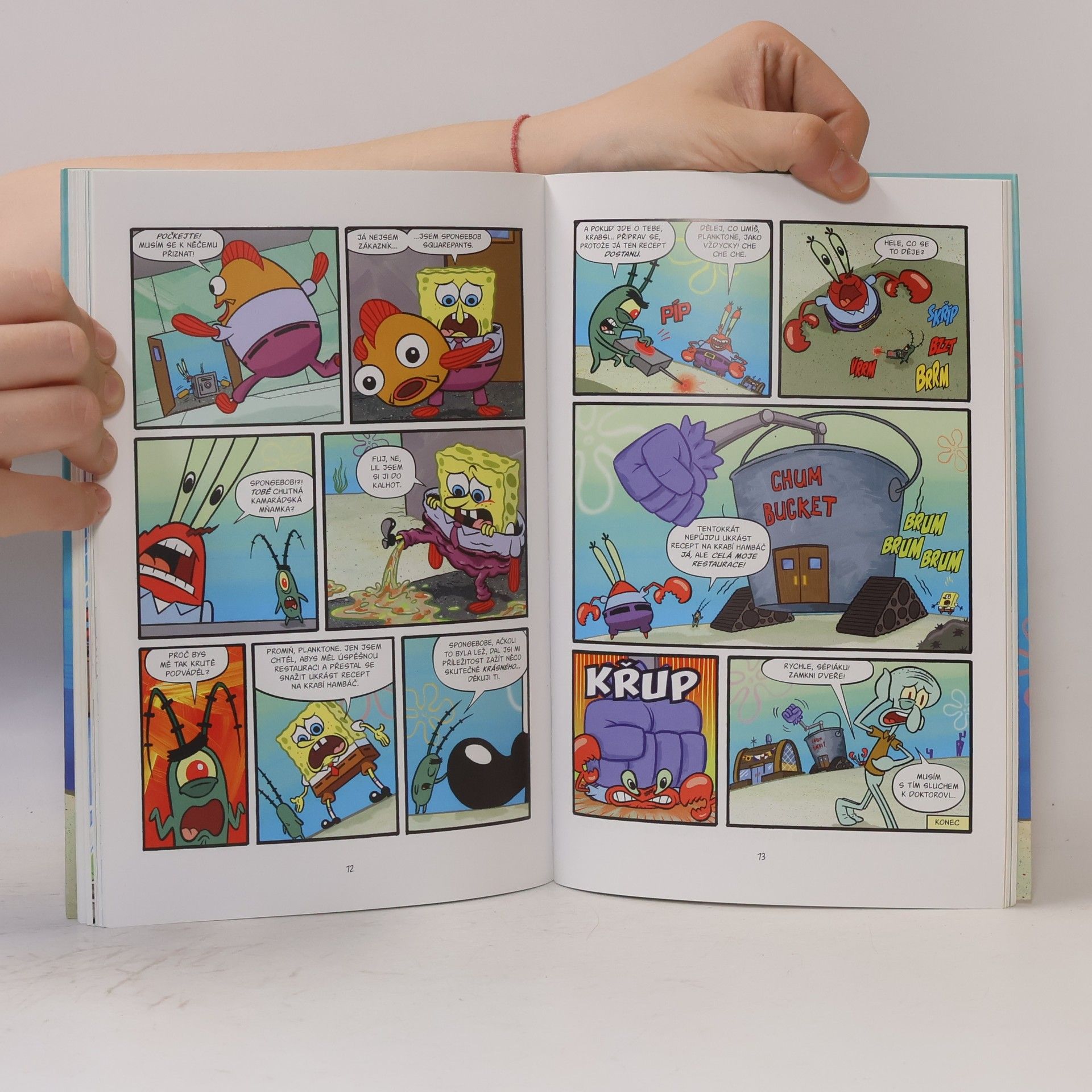 Stephen Hillenburg SpongeBob : komiks. Č. 1, Praštěné podmořské příběhy