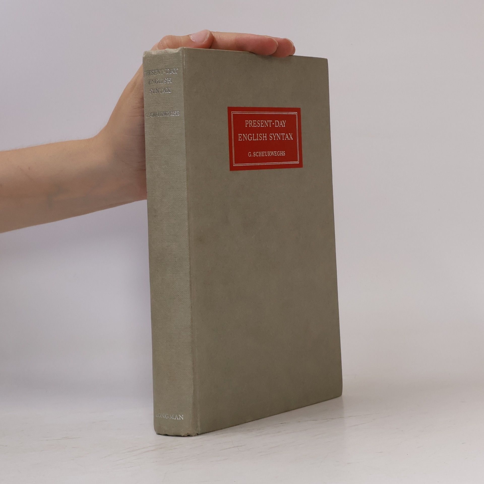 Gaston Scheurweghs Present-Day English Syntax